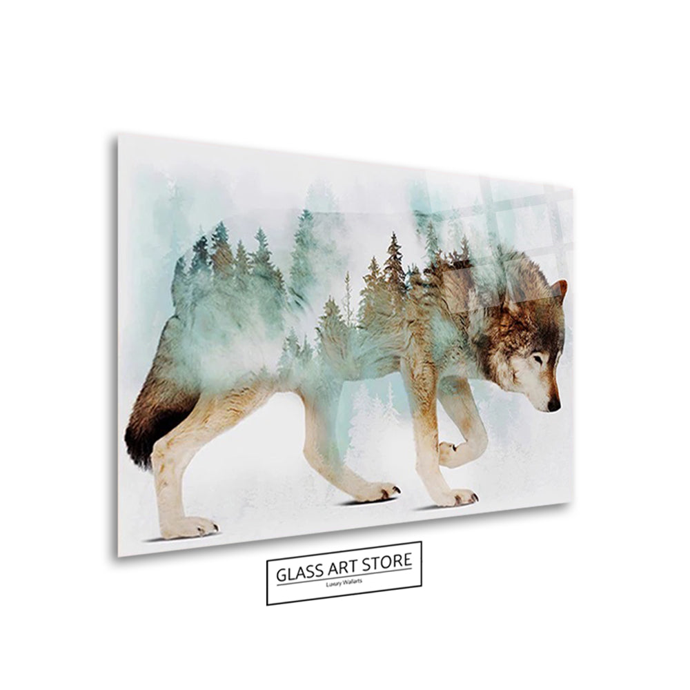 Wolf Woods Wandkunst