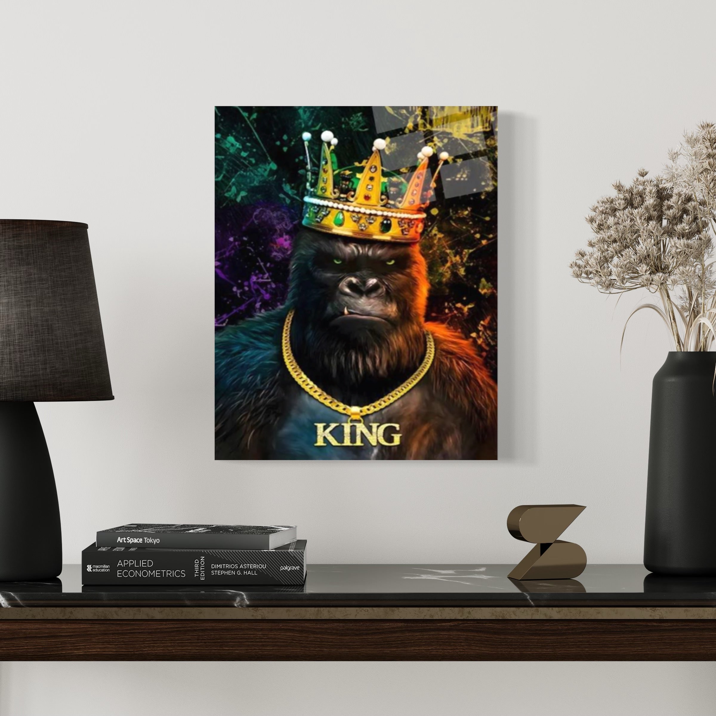 Gorilla King Wandkunst