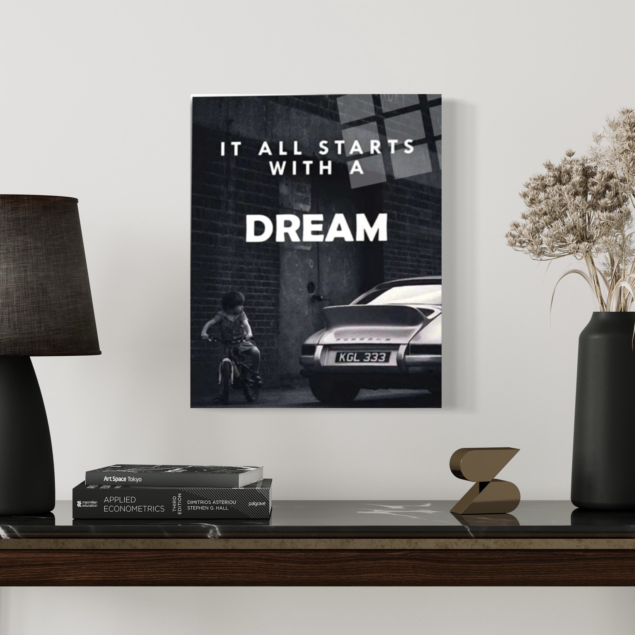 It All Starts With A Dream Quote Wall Art