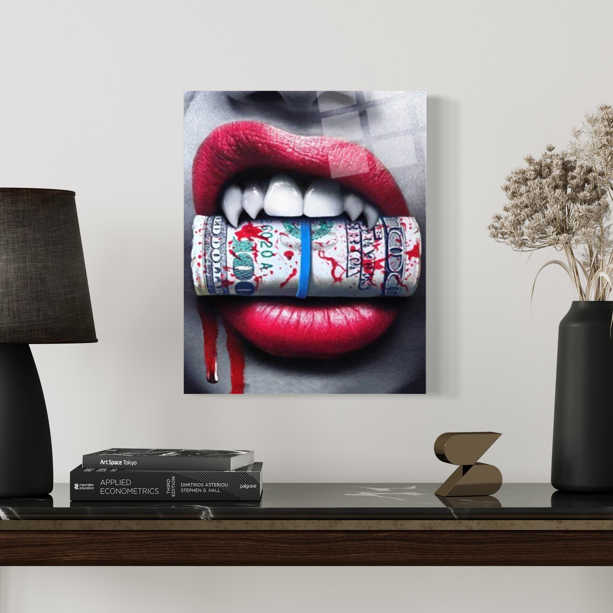 Lips Money Wall Art