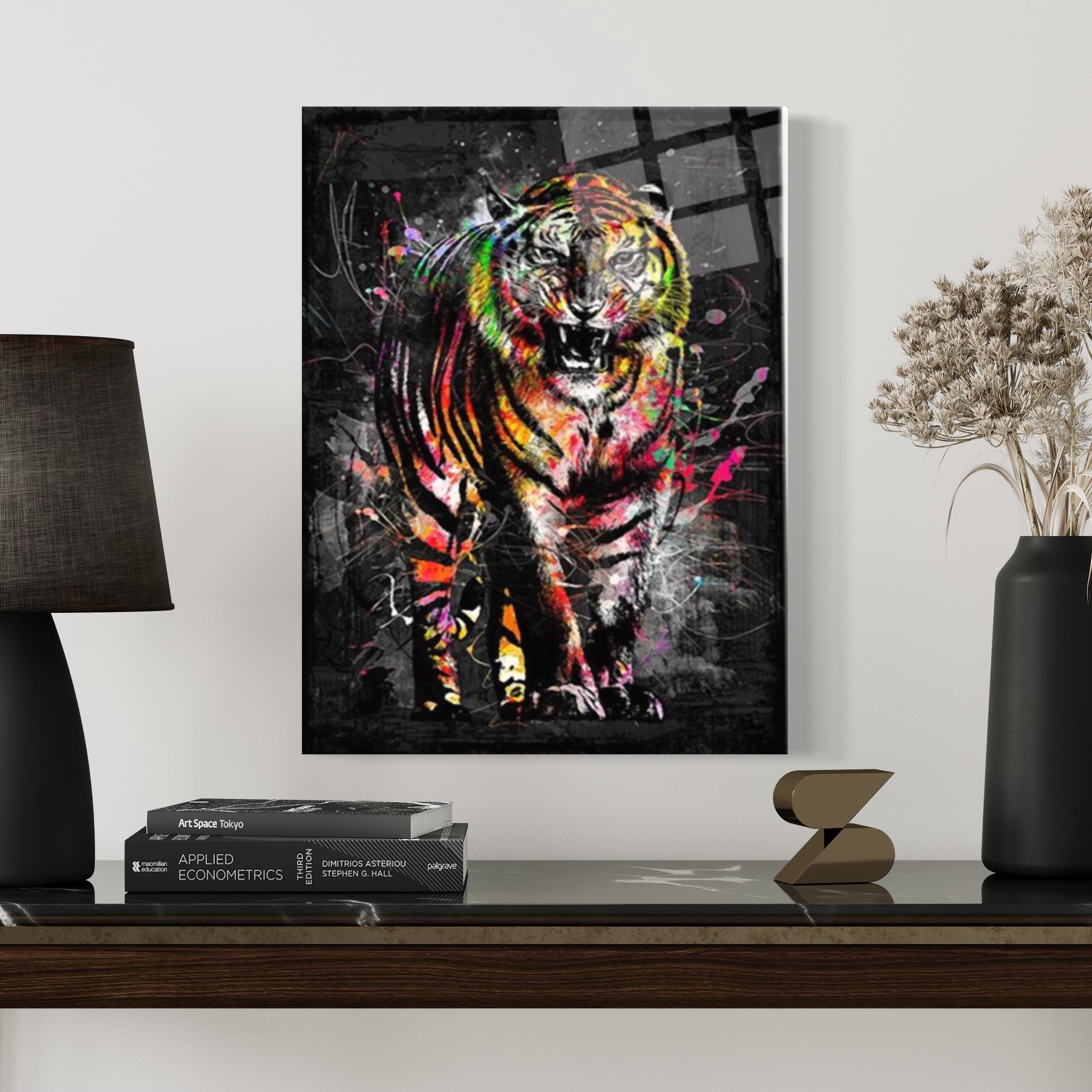 Tiger abstrakte Wandkunst