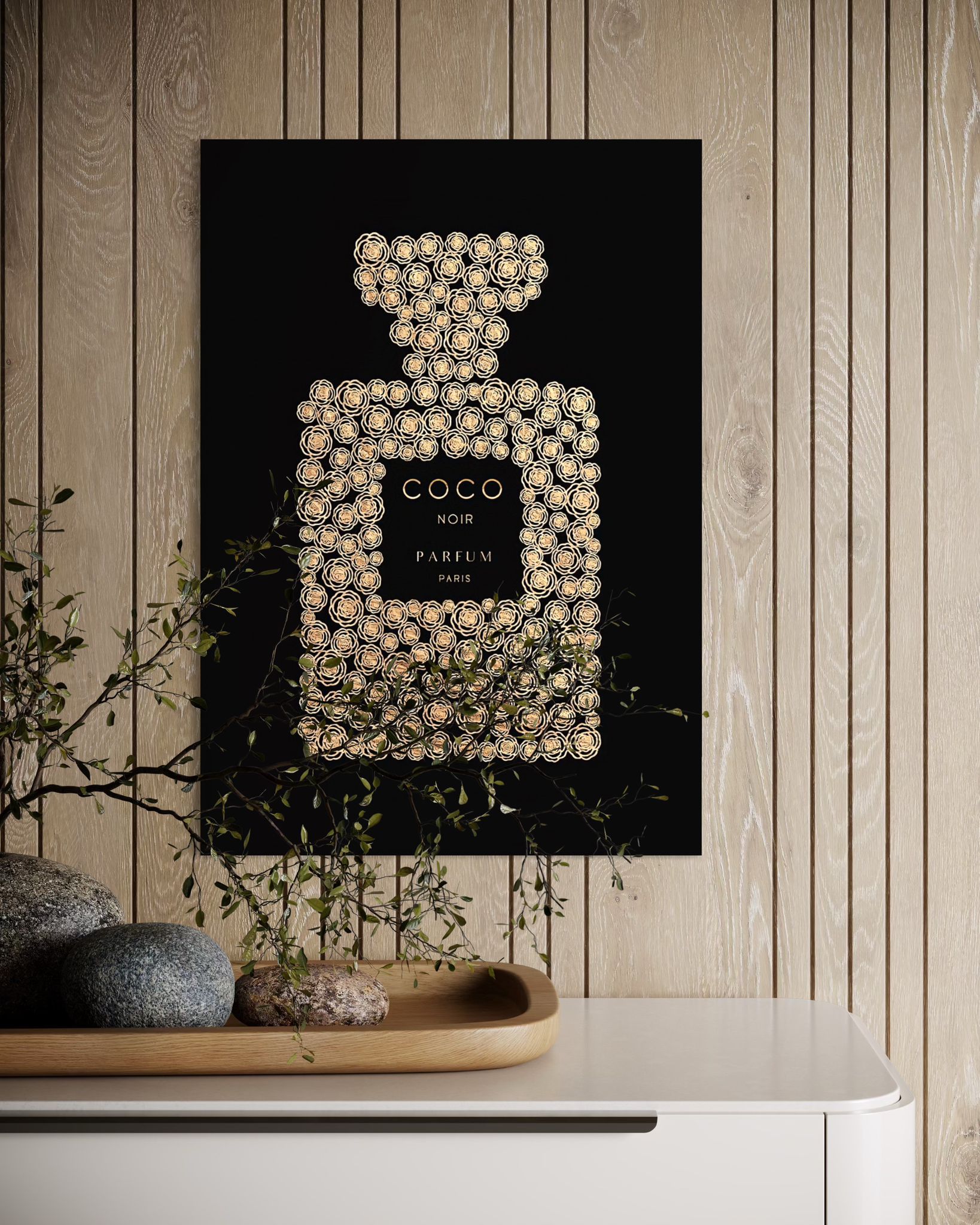 Coco Chanel Parfum Wall Art