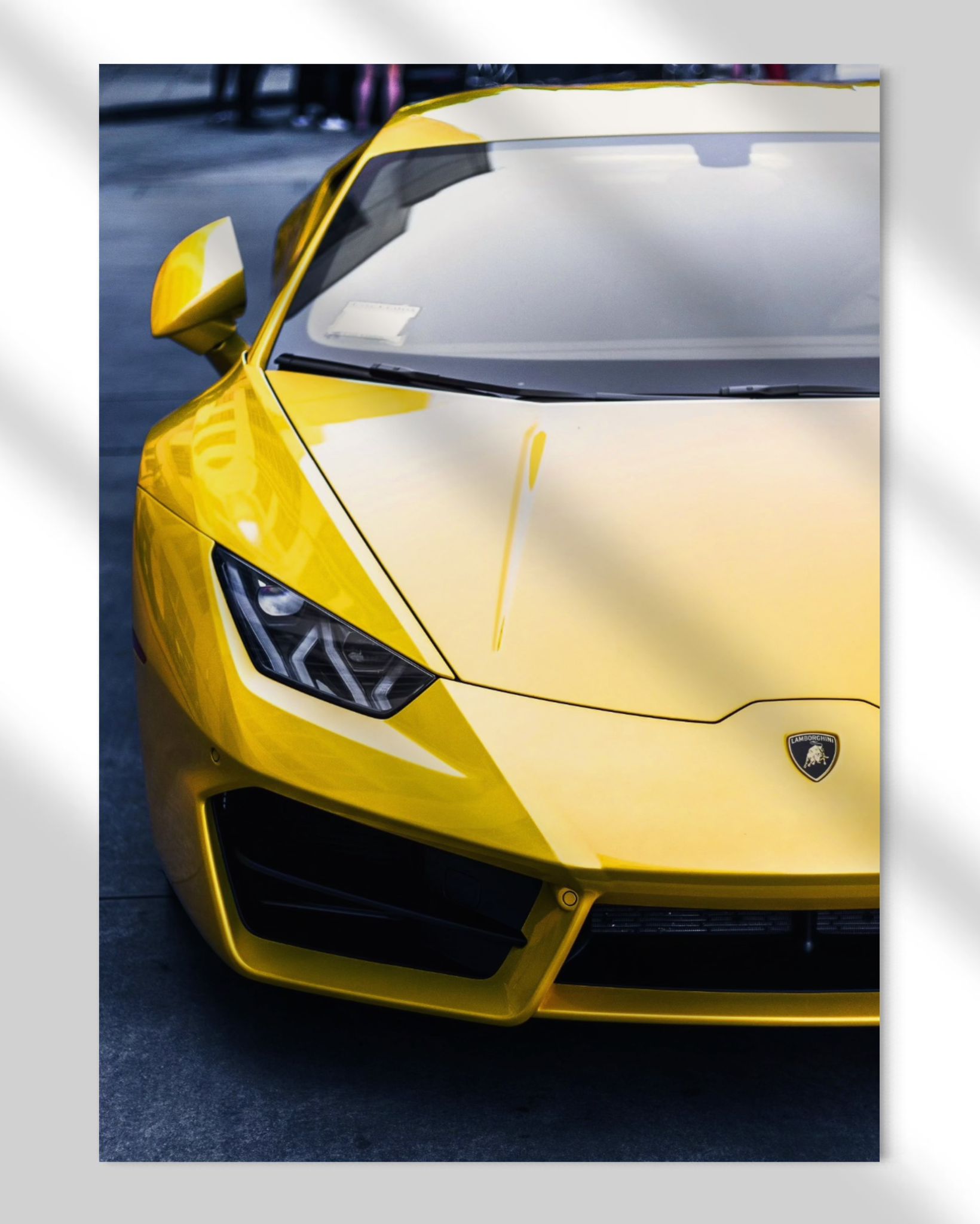 Gelber Lamborghini