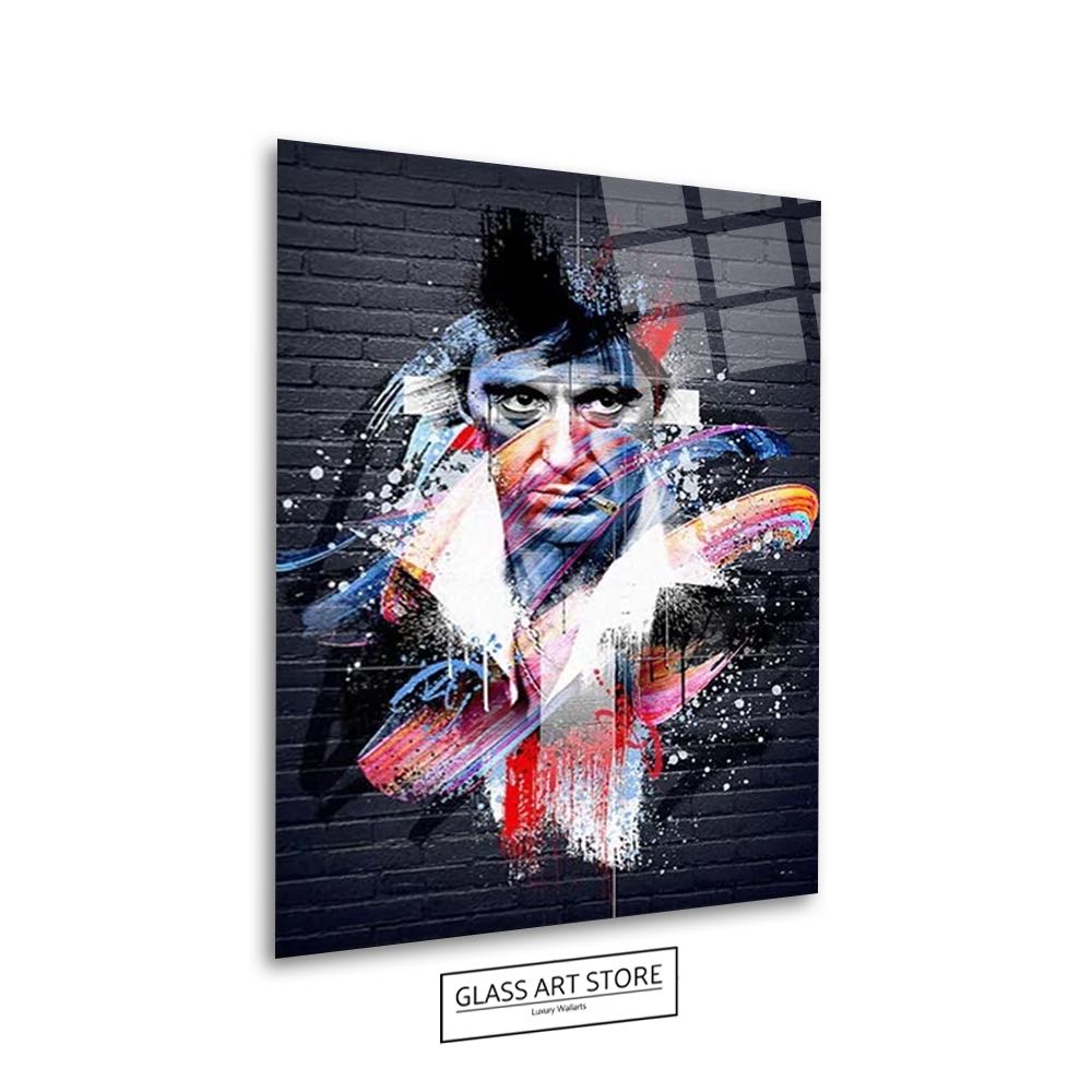 Gangster Tony Wandkunst