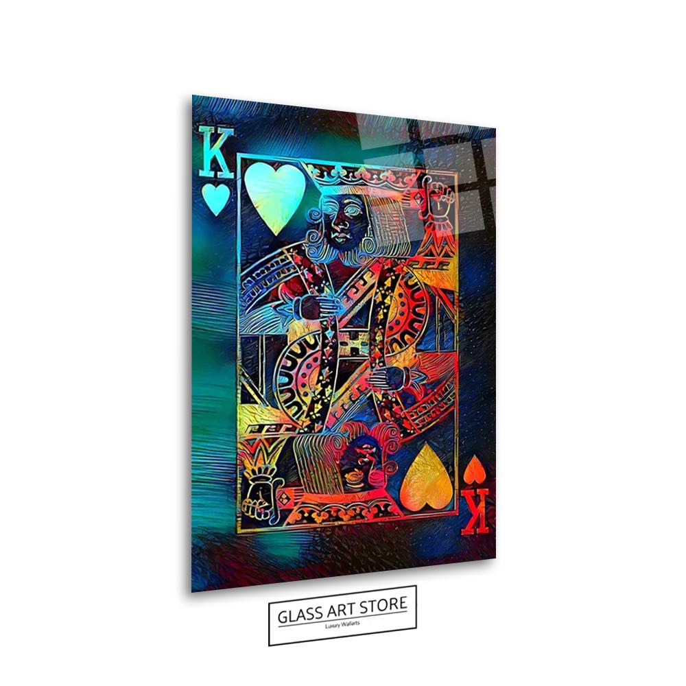 King-Card-Wandkunst