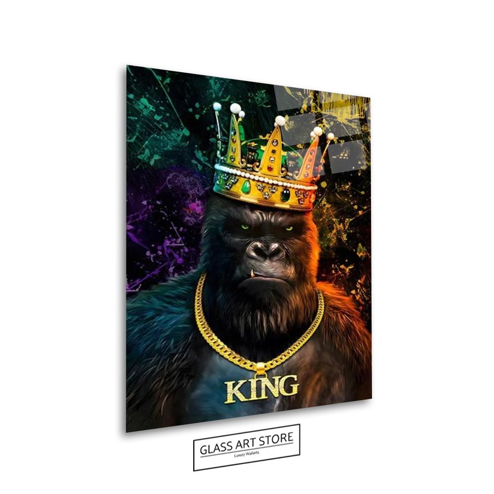 Gorilla King Wandkunst