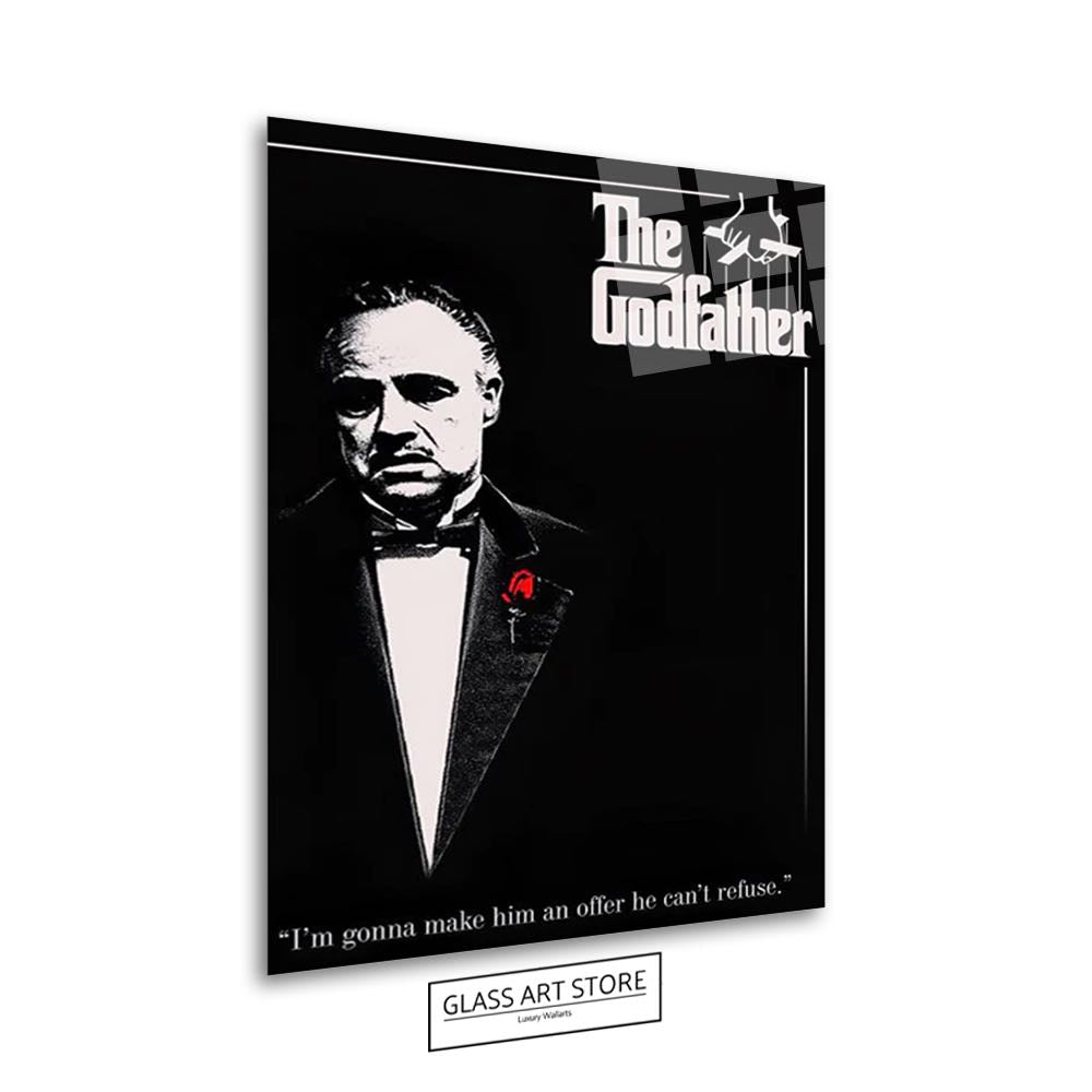 Gangster Father Black & White Wall Art