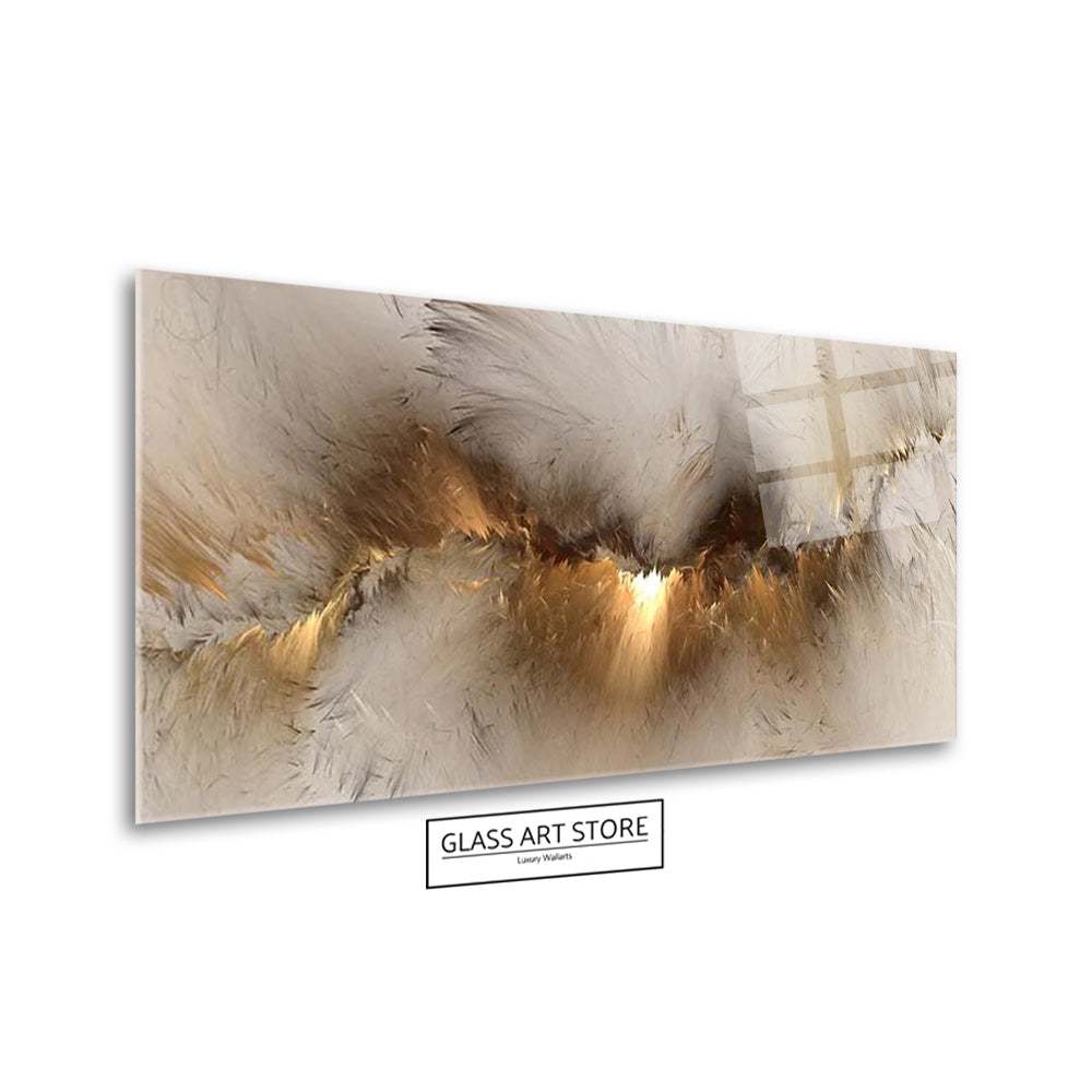 Goldene Wolken Wandkunst
