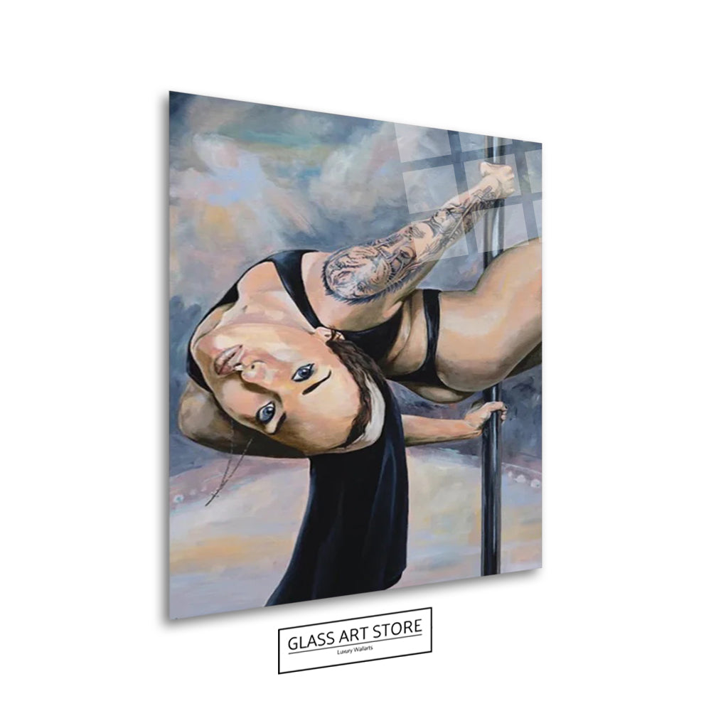 Pole Dance Wandkunst