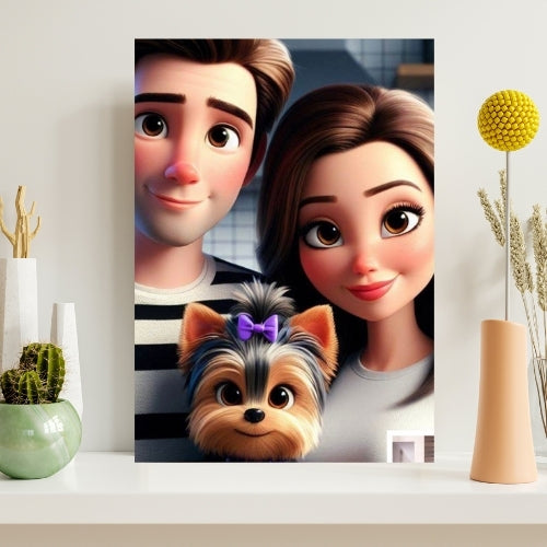 Gepersonaliseerde Cartoon op plexiglas