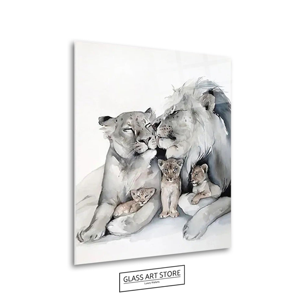 Loving Lions Wall Art