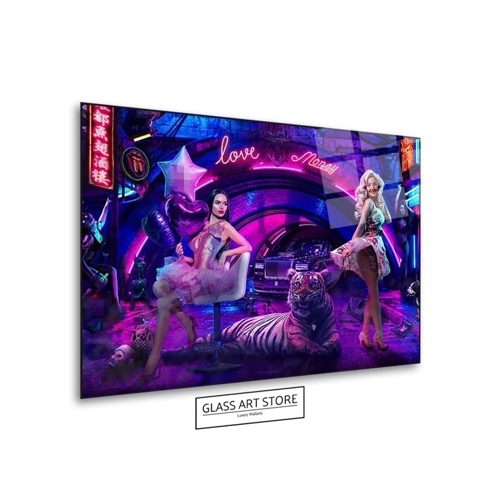 Love Money Tiger Wall Art