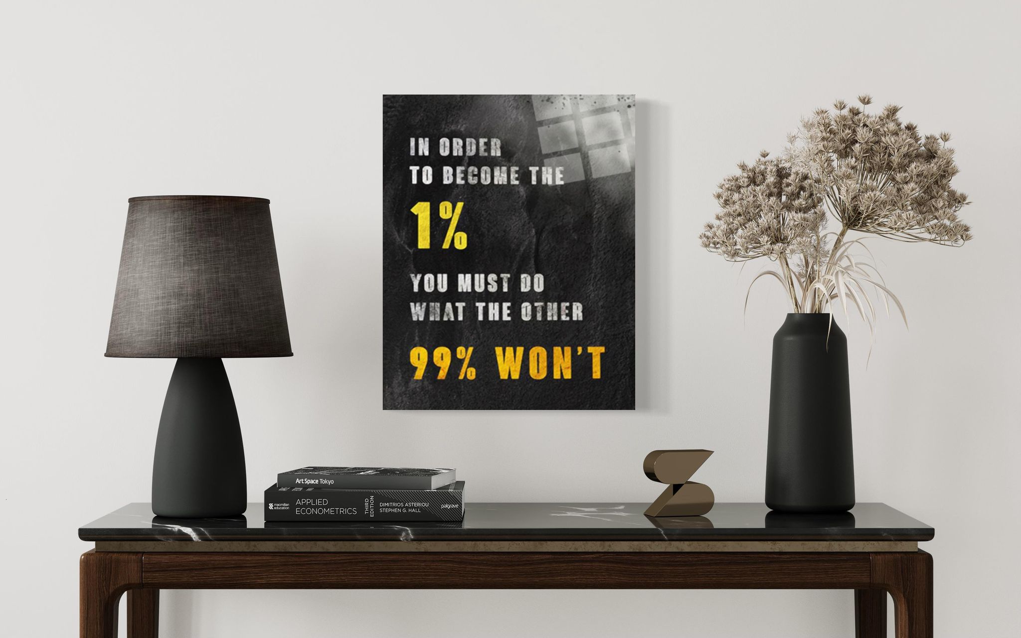 1% Quote Wall Art - Glass Art Store