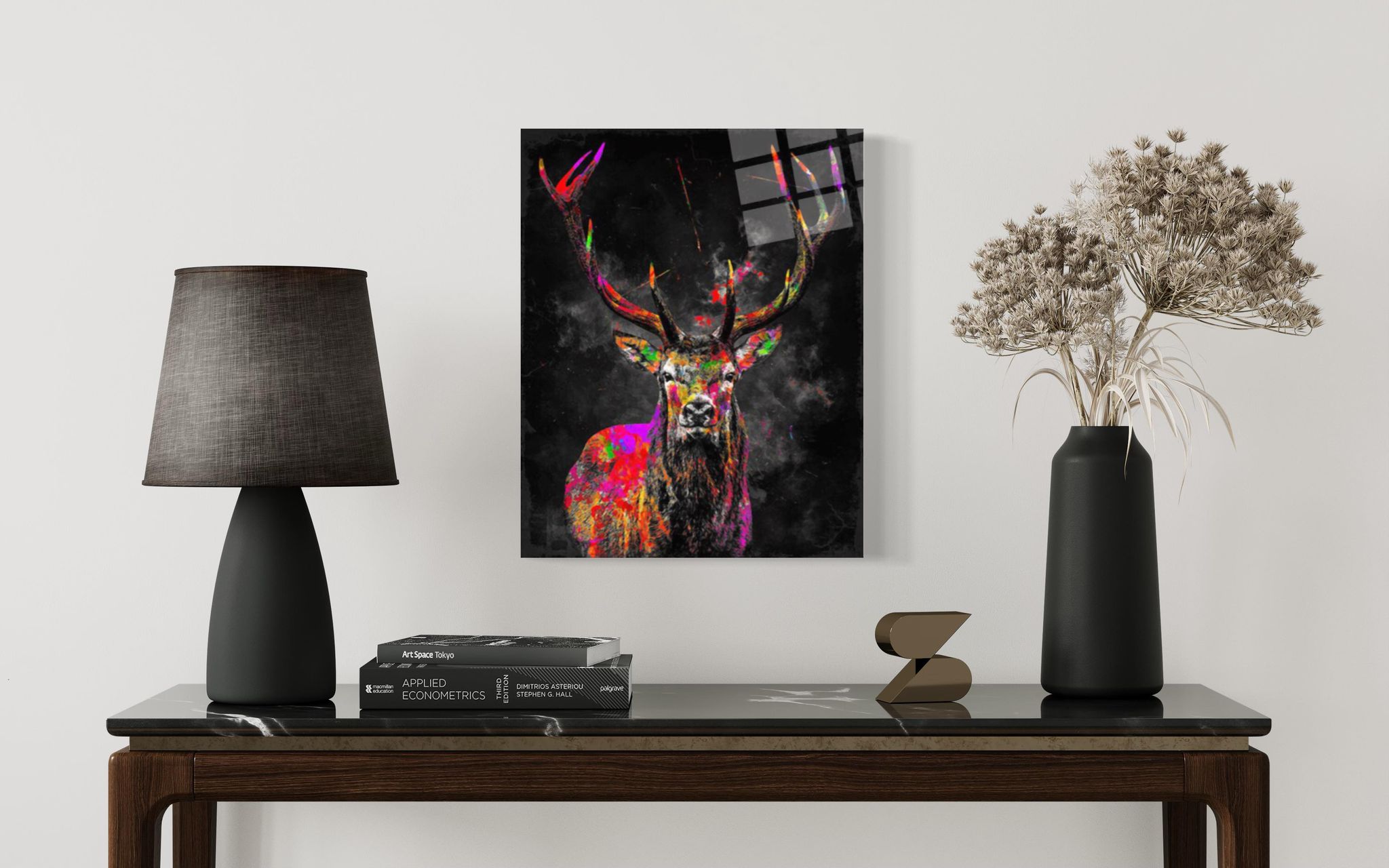 Hirsch abstrakte Wandkunst
