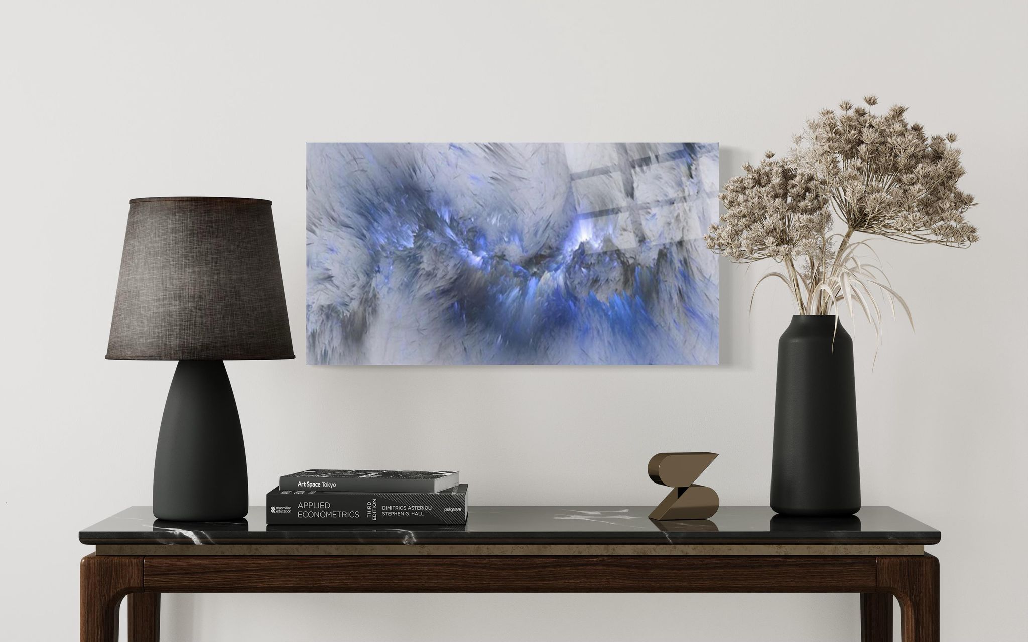 Abstract Blue Wall Art - Glass Art Store