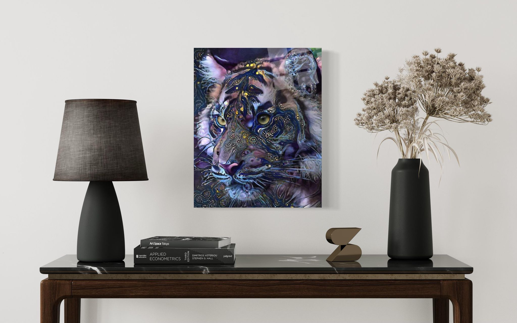 Abstract Tiger Purple - Glass Art Store
