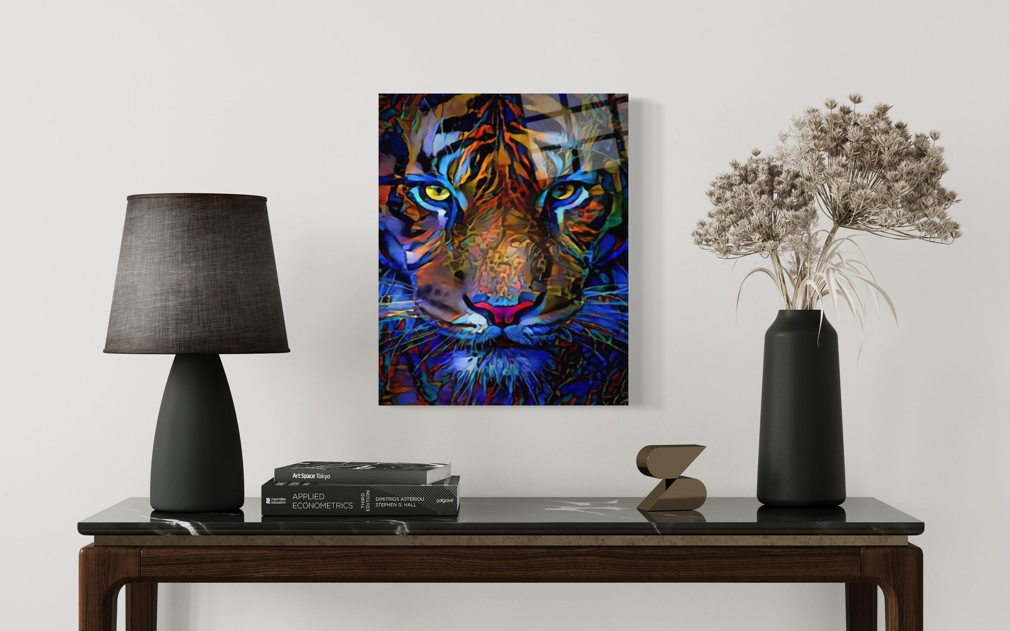 Abstract Tiger Blue - Glass Art Store