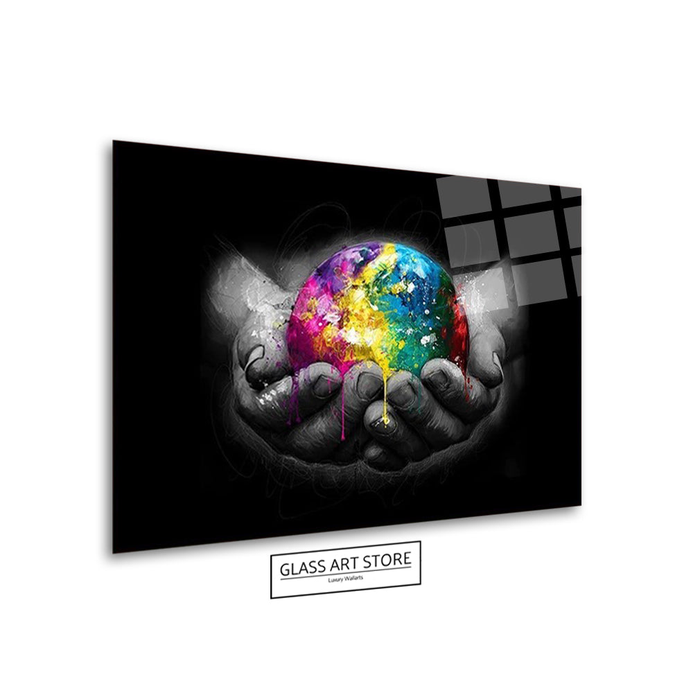 Dunkle Hände Wandkunst