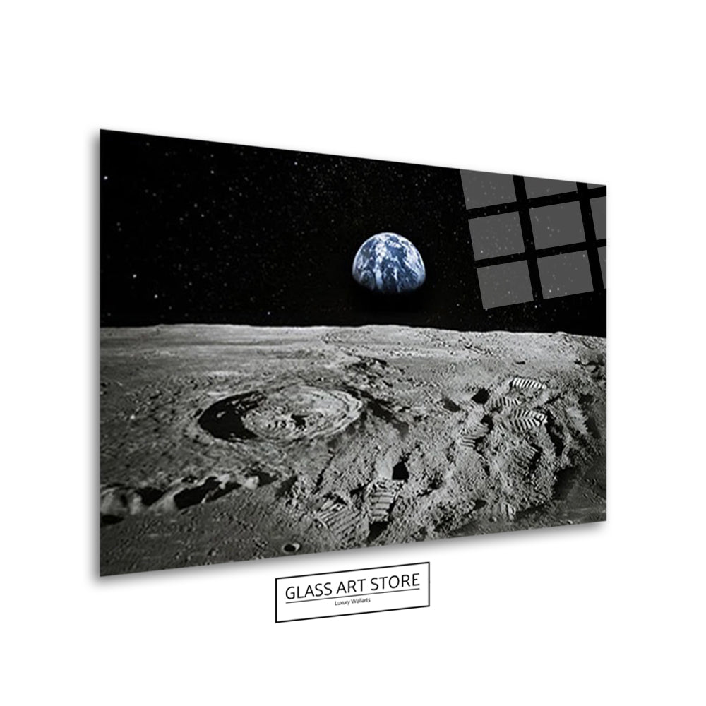Moon Earth Wall Art