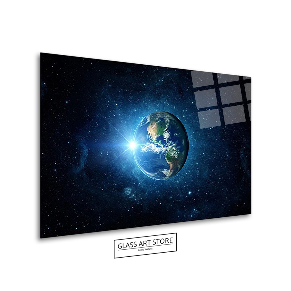 World & Stars Wall Art