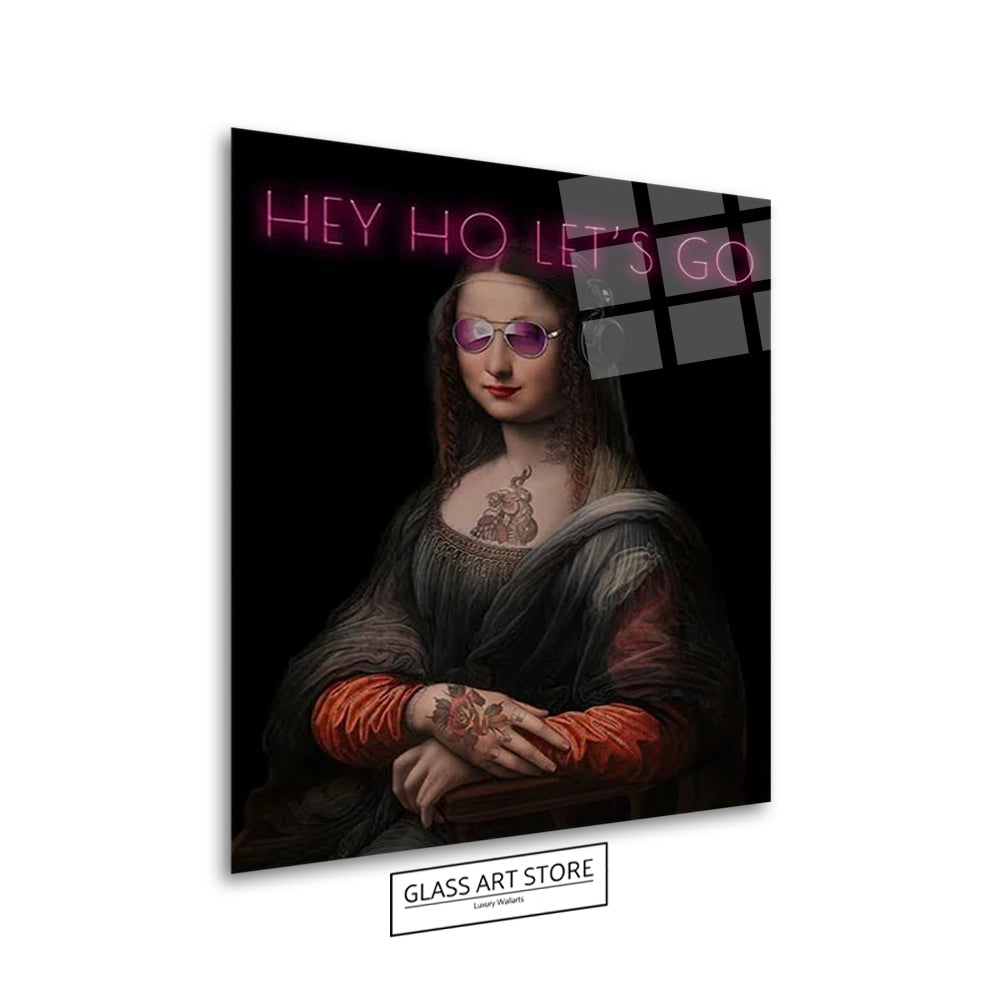 Mona Lisa Hey Ho Let's Go Wall Art