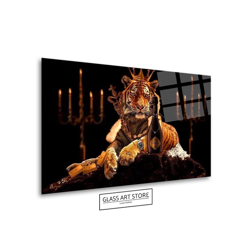 Tiger King Champagne Wall Art