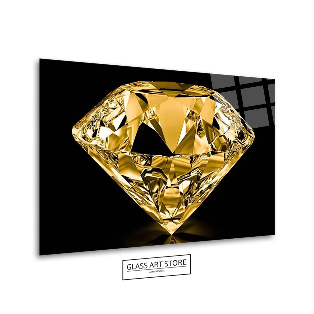 Yellow Diamond Wall Art