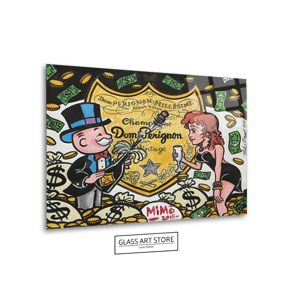 Perignon Monopoly Wall Art