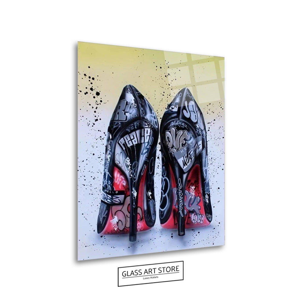 Graffiti Heels Wall Art