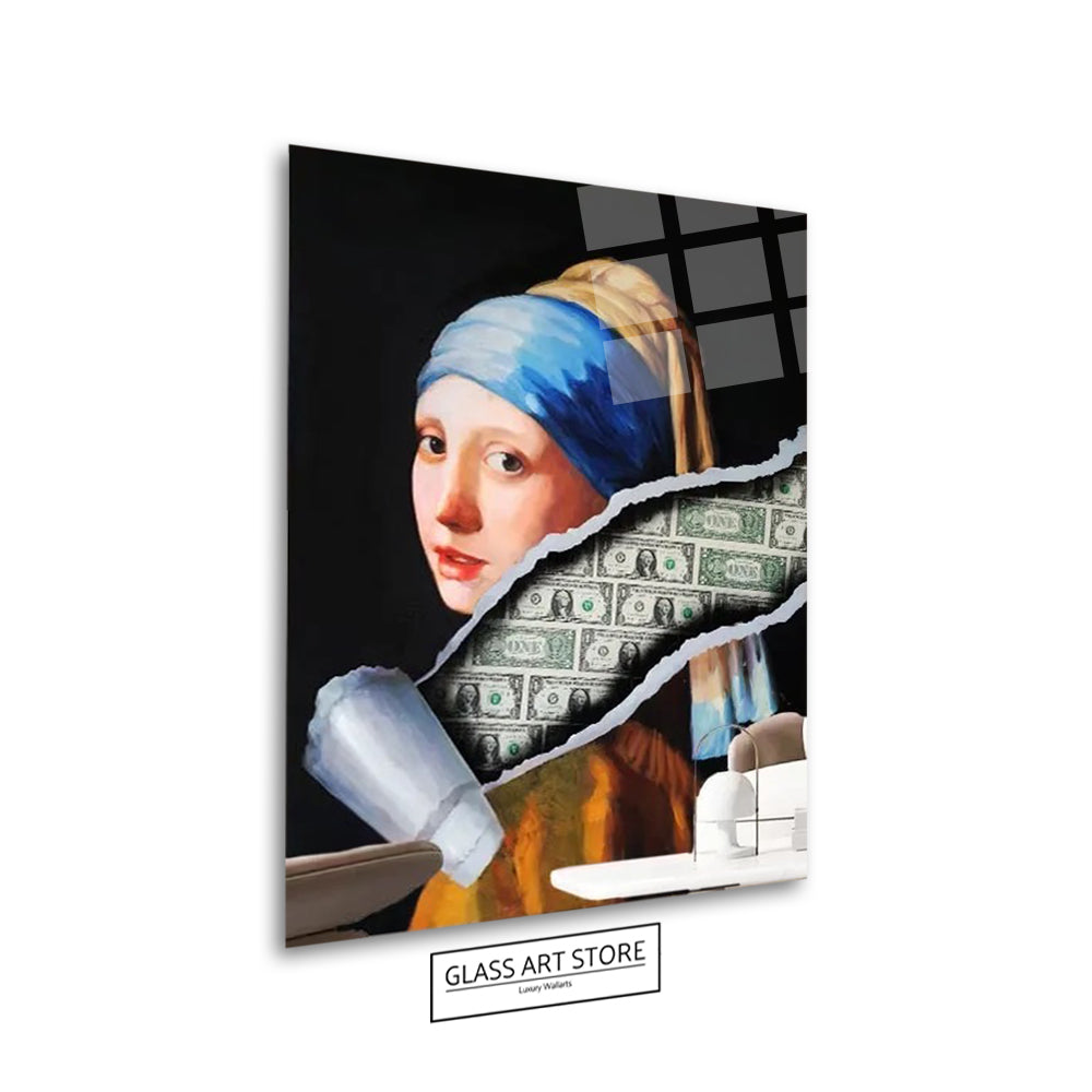 Dollar-Portrait-Wandkunst