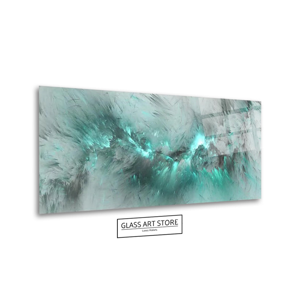 Green Clouds Wall Art