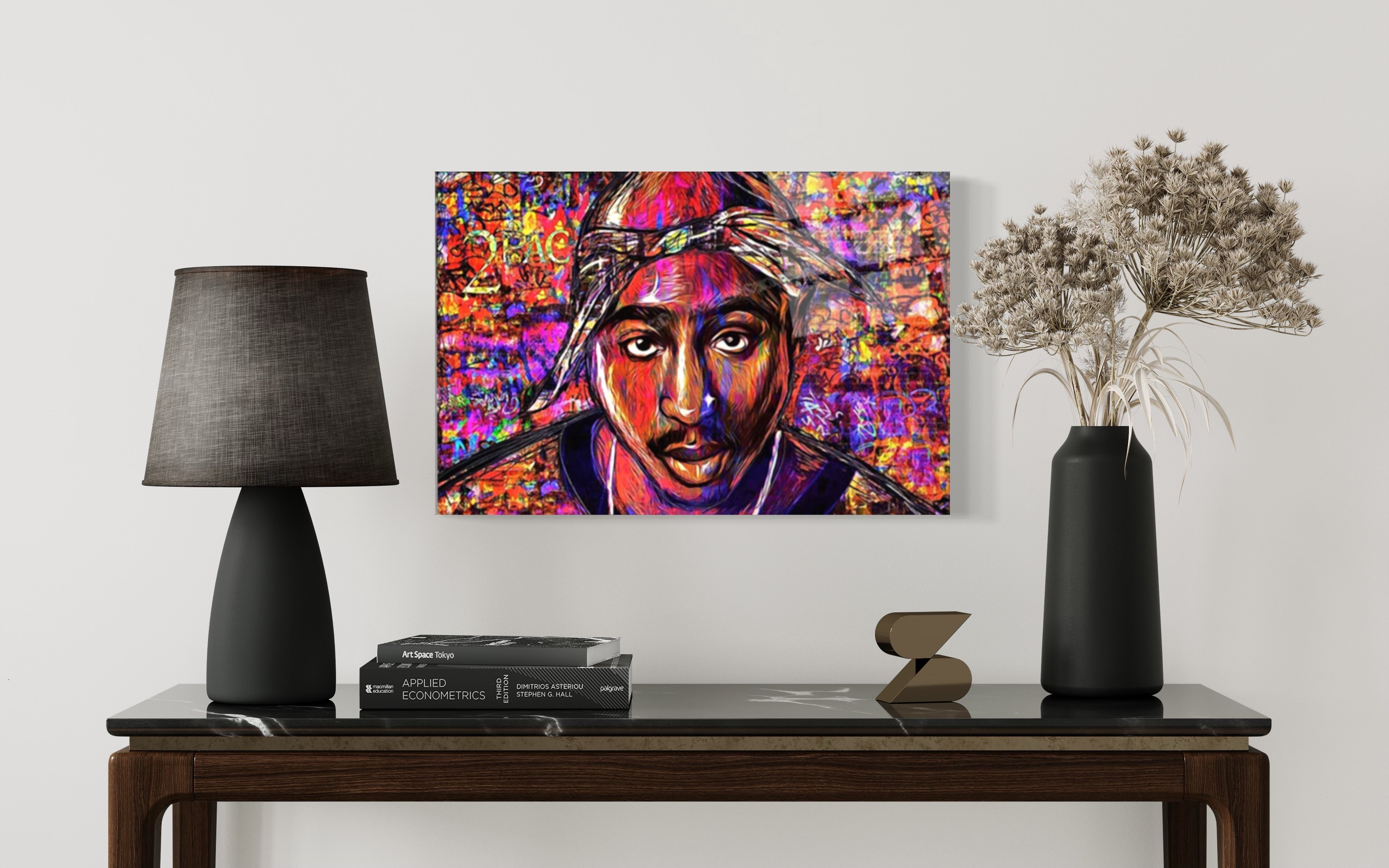Berühmter Rapper Pac 2 Wandkunst