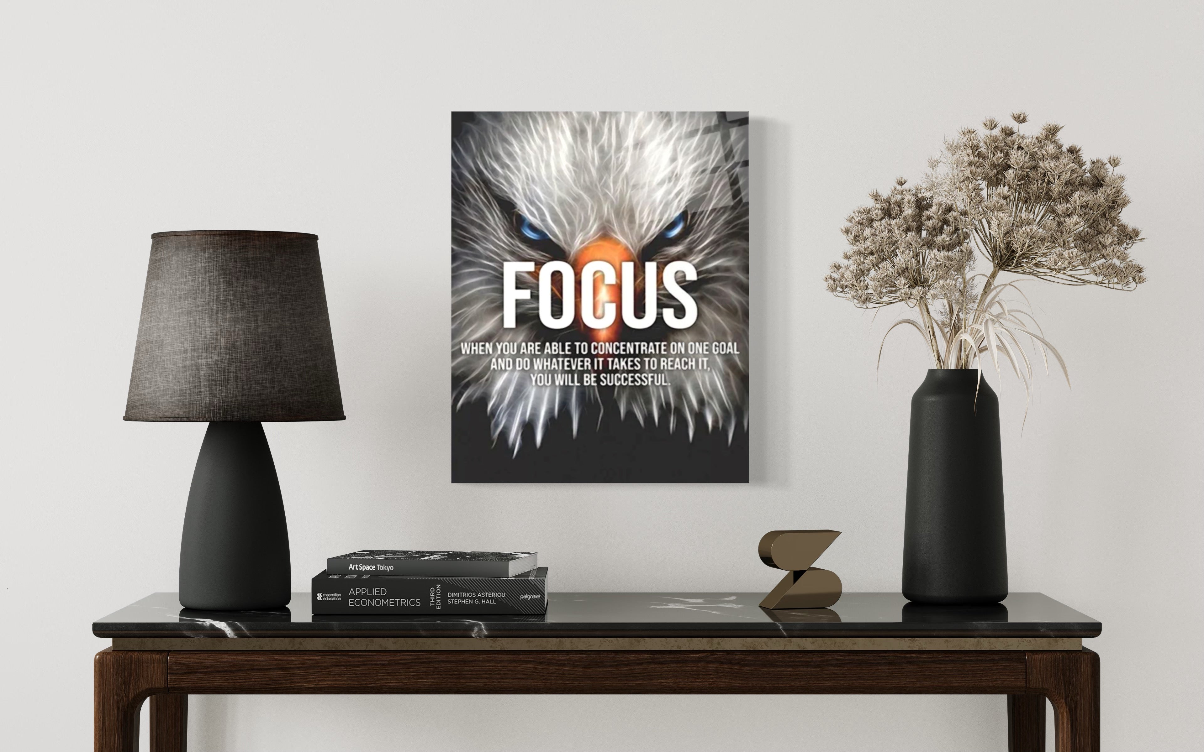 Fokus-Zitat-Wandkunst