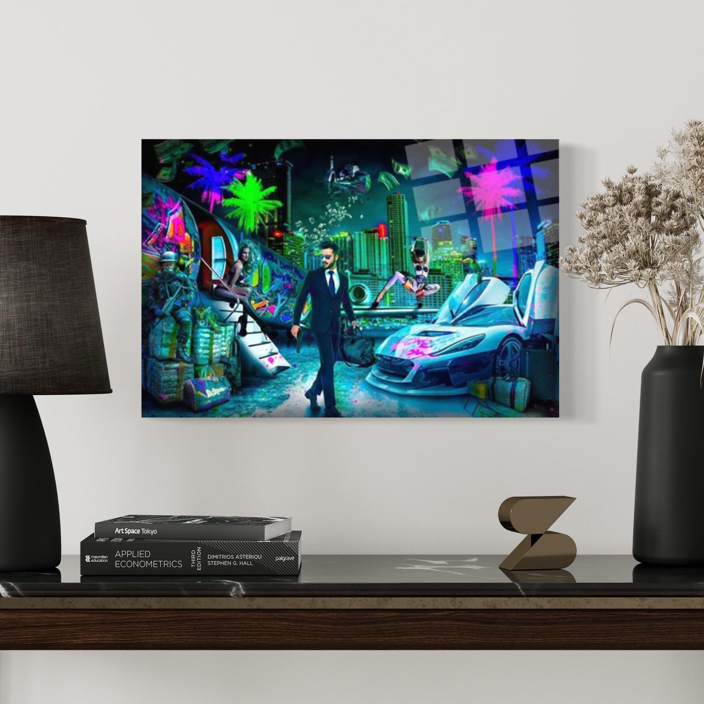 Futuristische Wandkunst