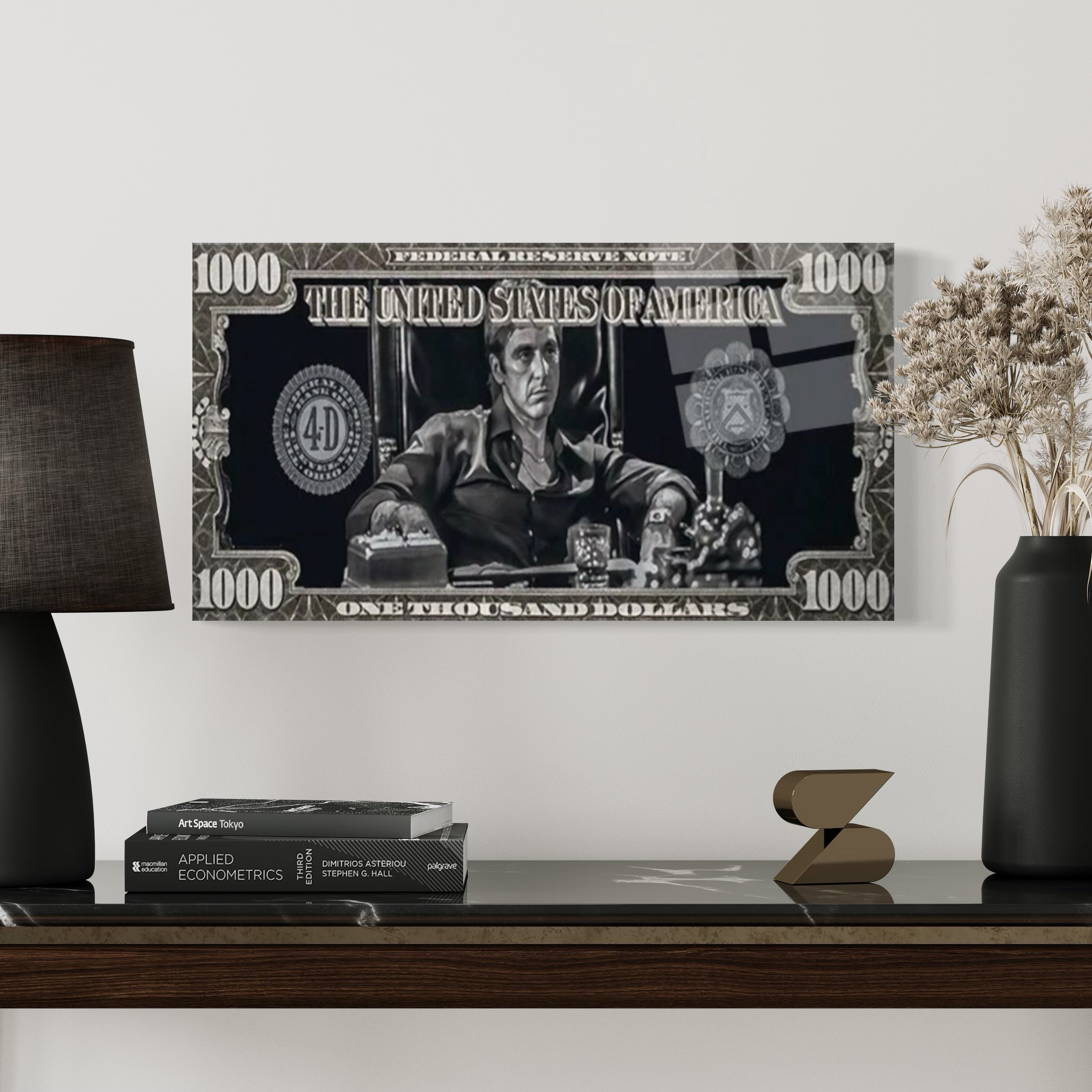 Gangster Tony Dollar Bill Wandkunst