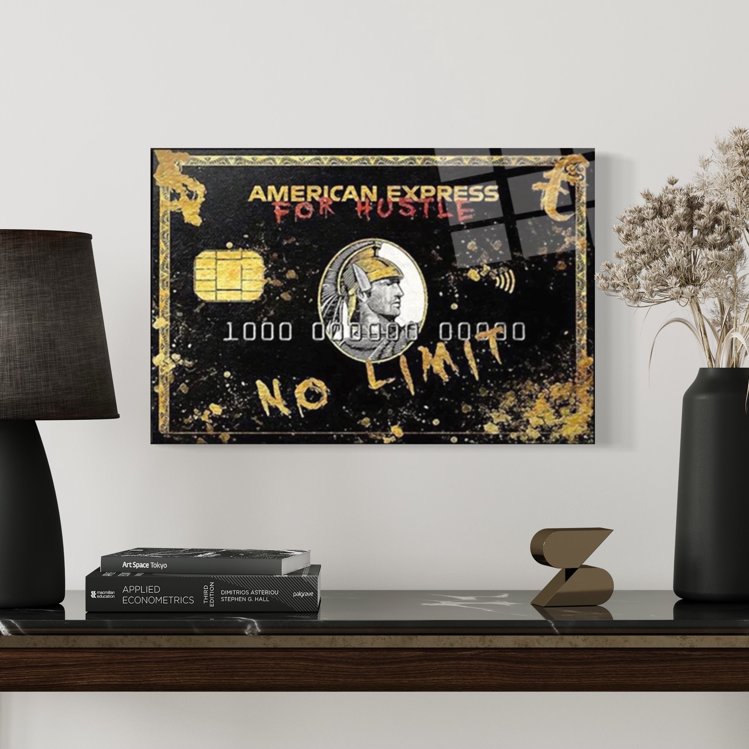 Hustle No Limit Kreditkarten-Wandkunst