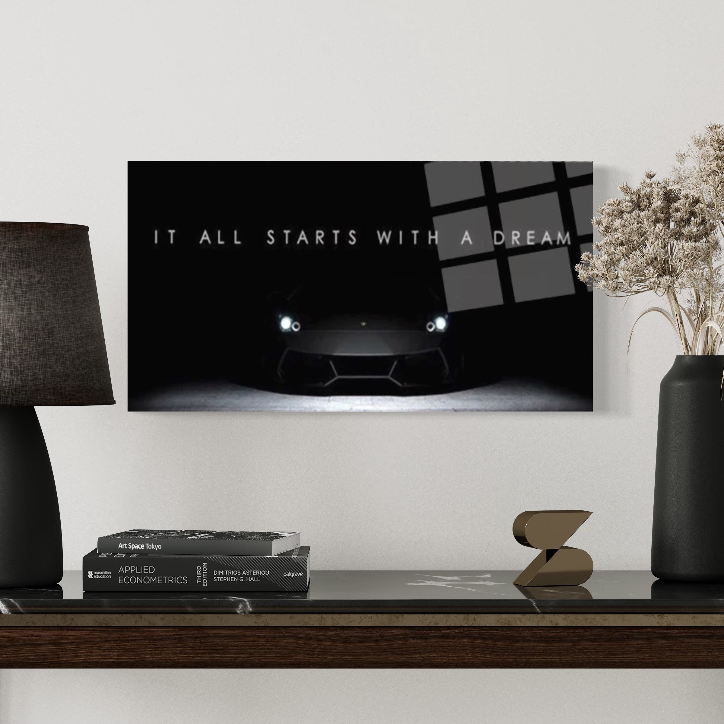 It All Starts With A Dream Quote 2 Wall Art