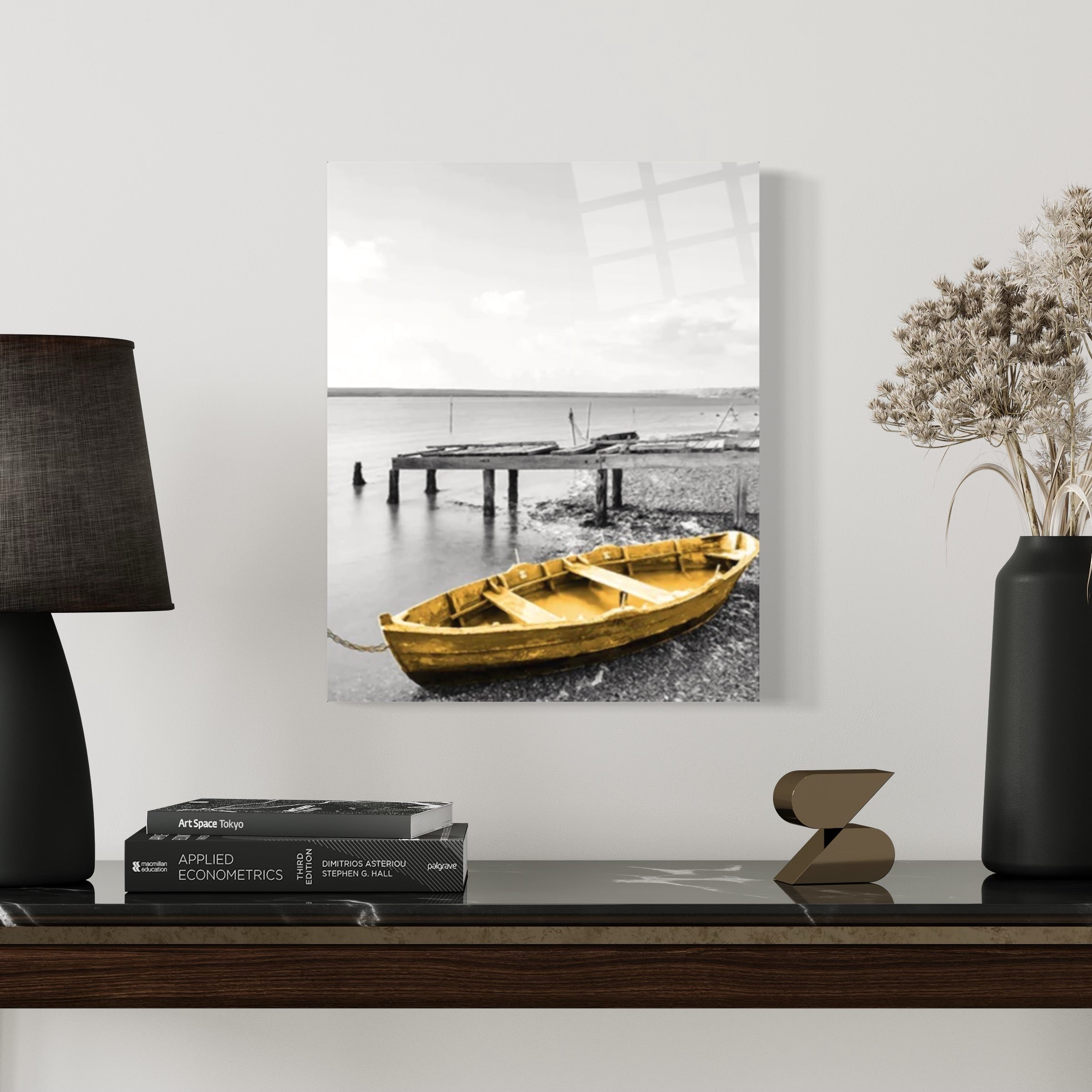 Lake & Boat Wall Art