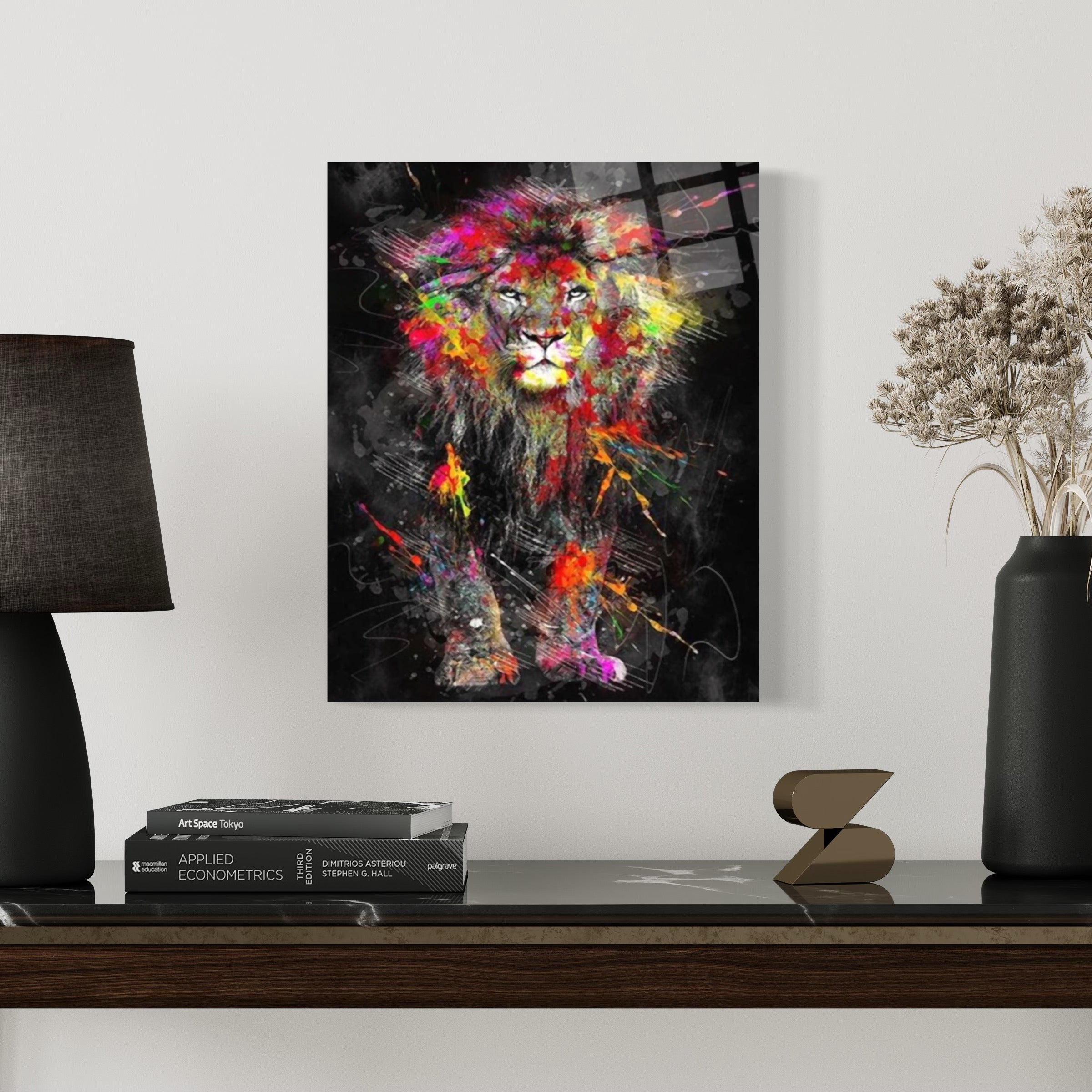 Lion Abstract 2 Wall Art