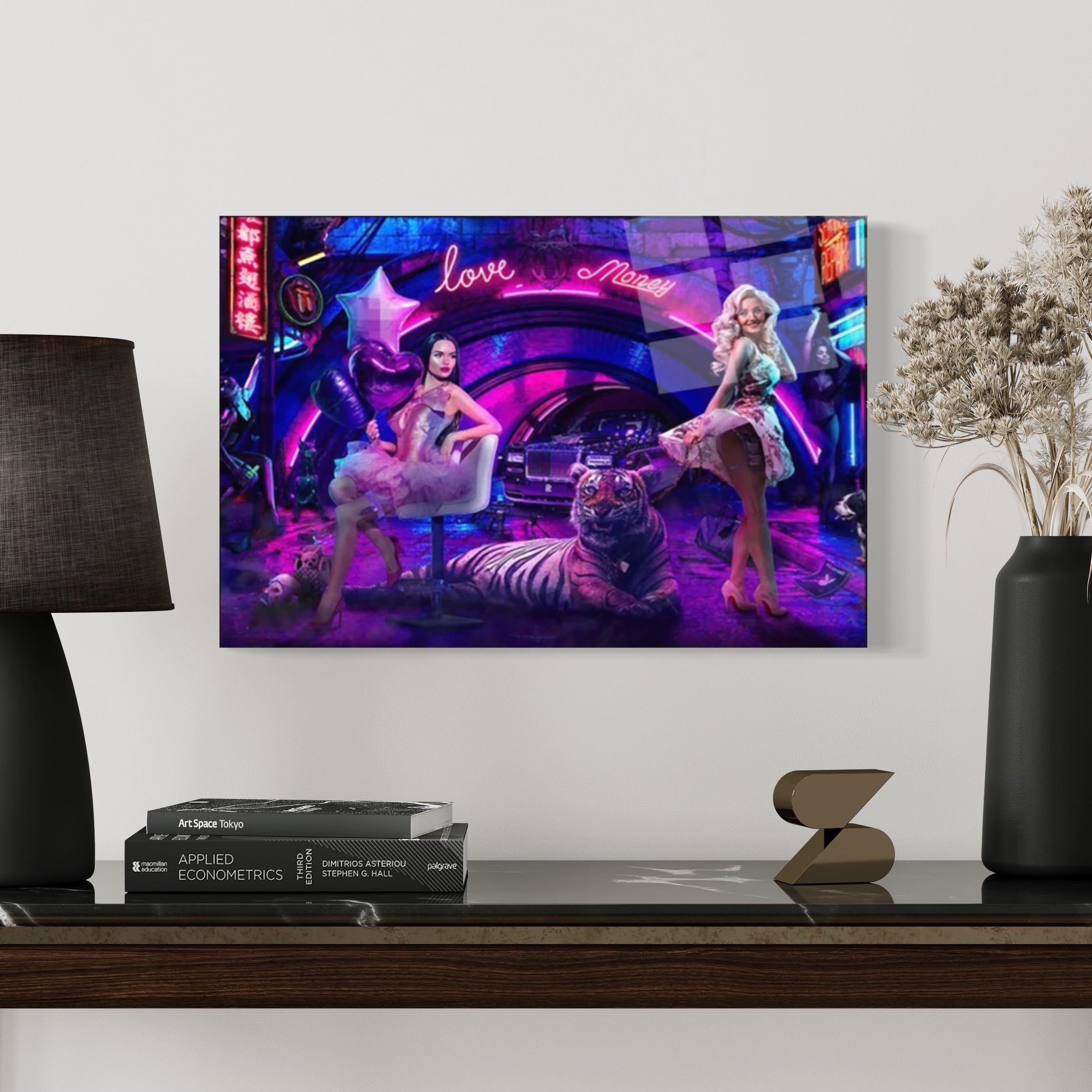 Love Money Tiger Wall Art