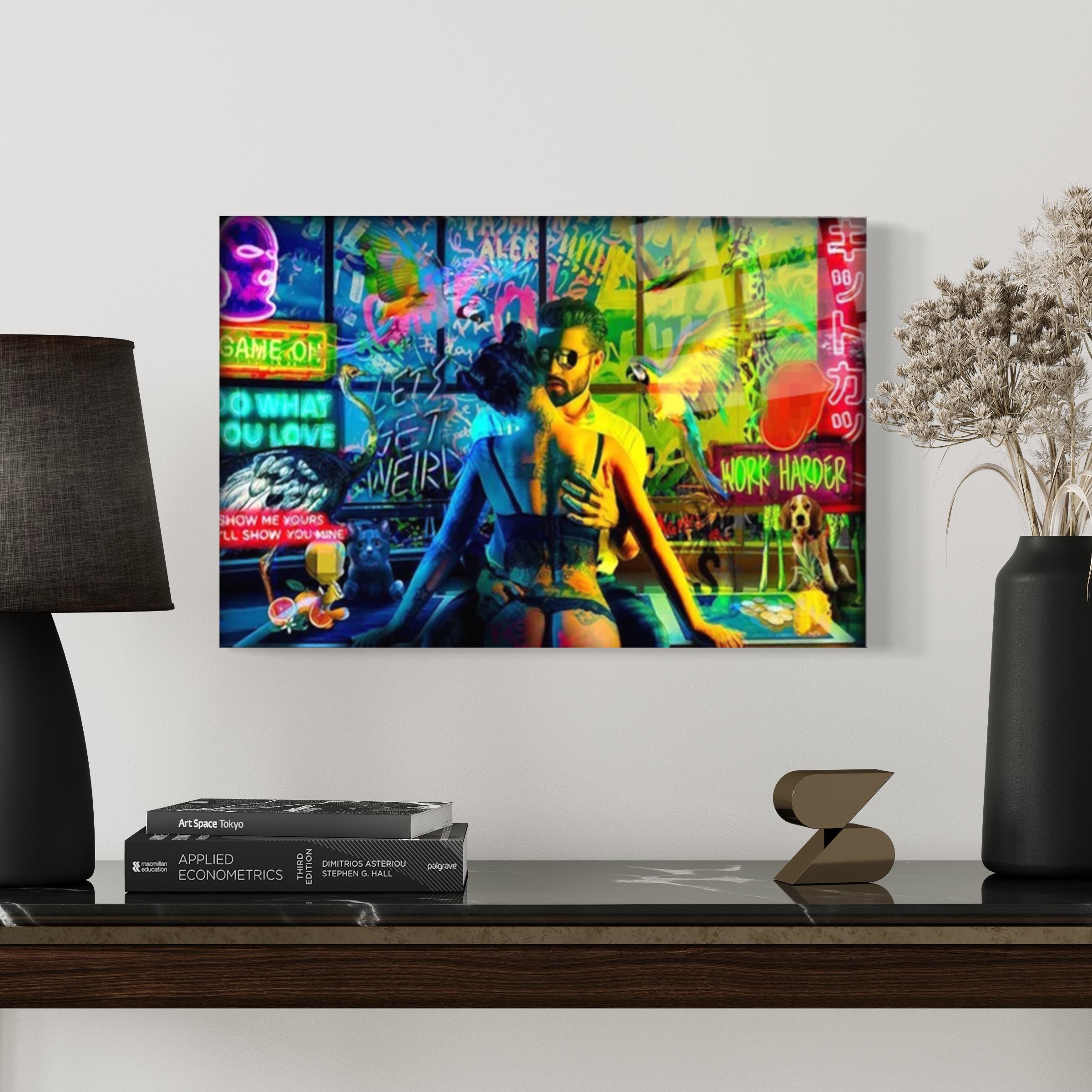 Man & Woman Chilling Wall Art