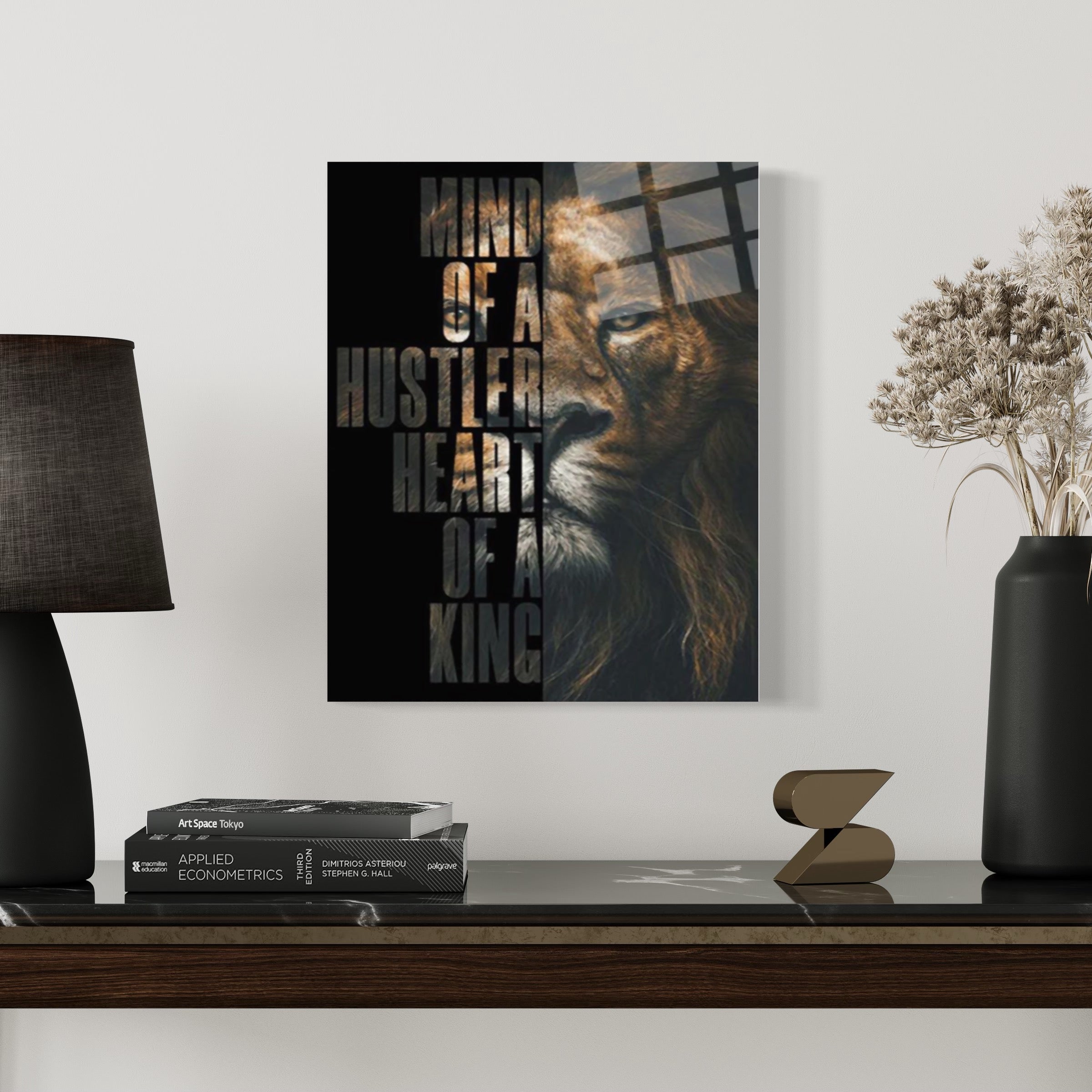 Mind Of A Hustler Quote Wall Art