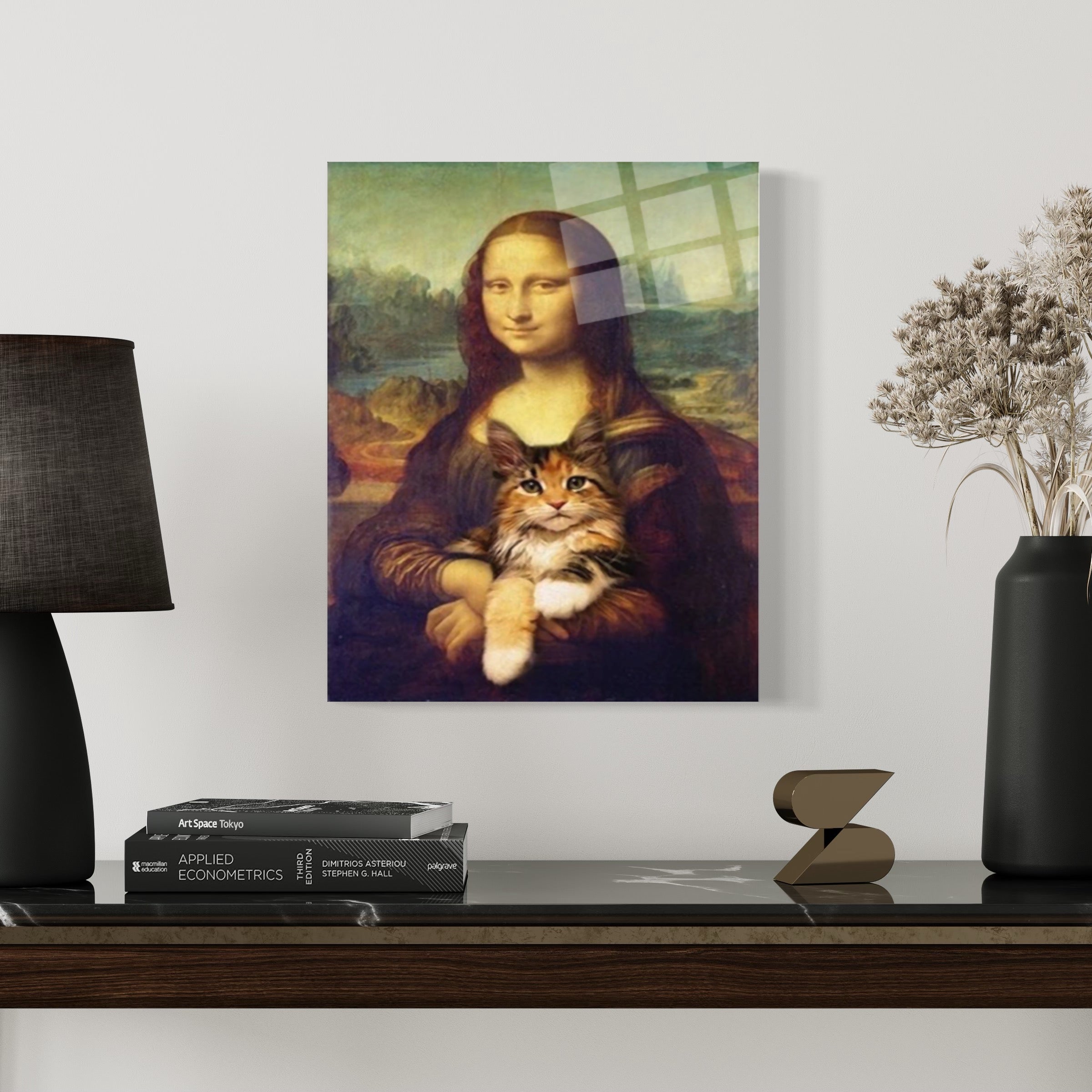 Mona Lisa &amp; Cat Wall Art