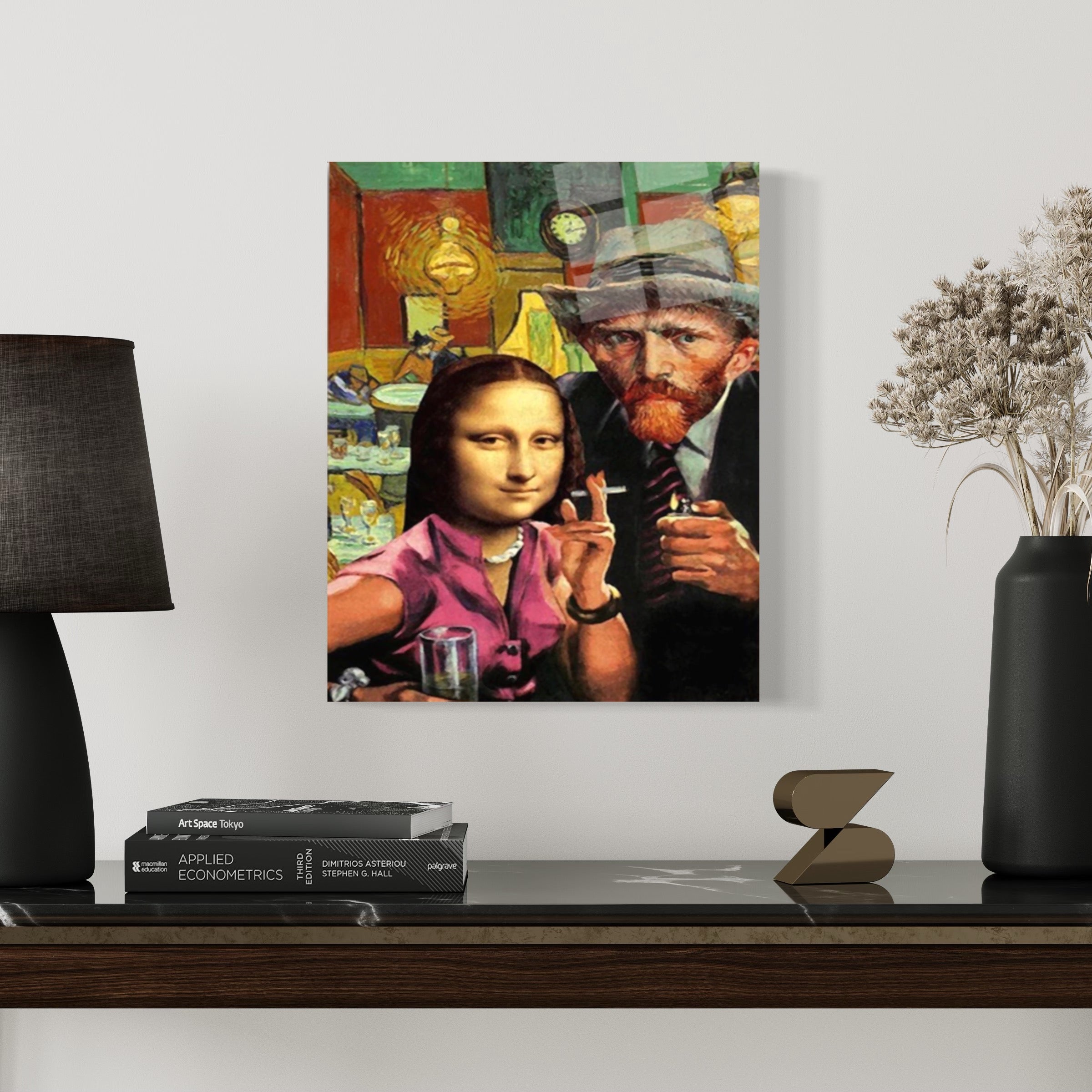 Mona Lisa und Van Gogh 2 Wandkunst