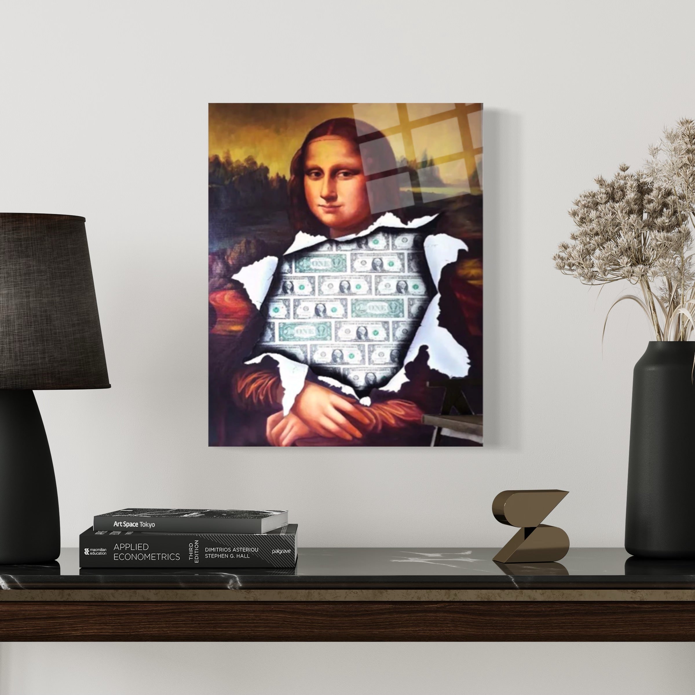 Mona Lisa Dollars Wall Art