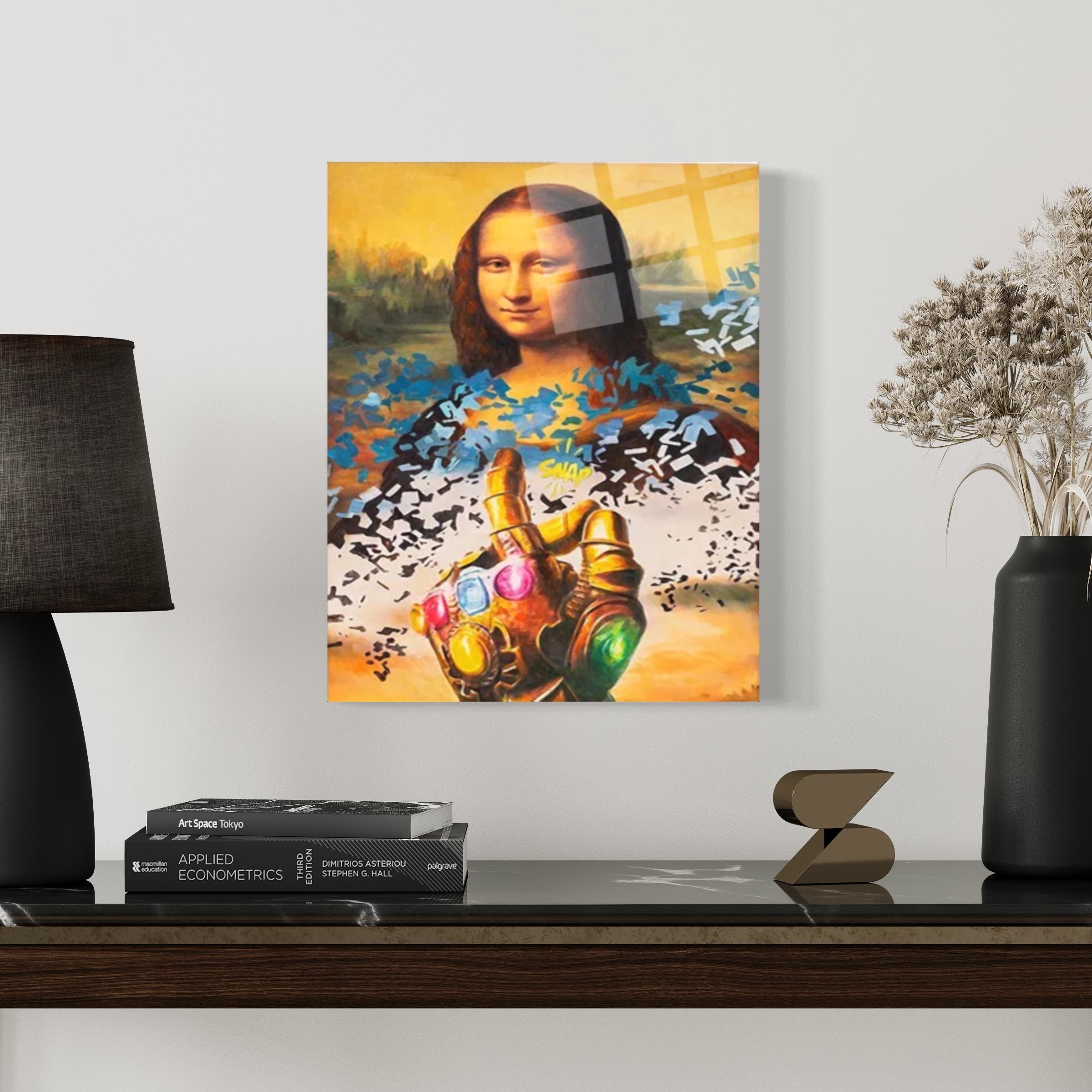 Mona Lisa Goldene Hand Wandkunst