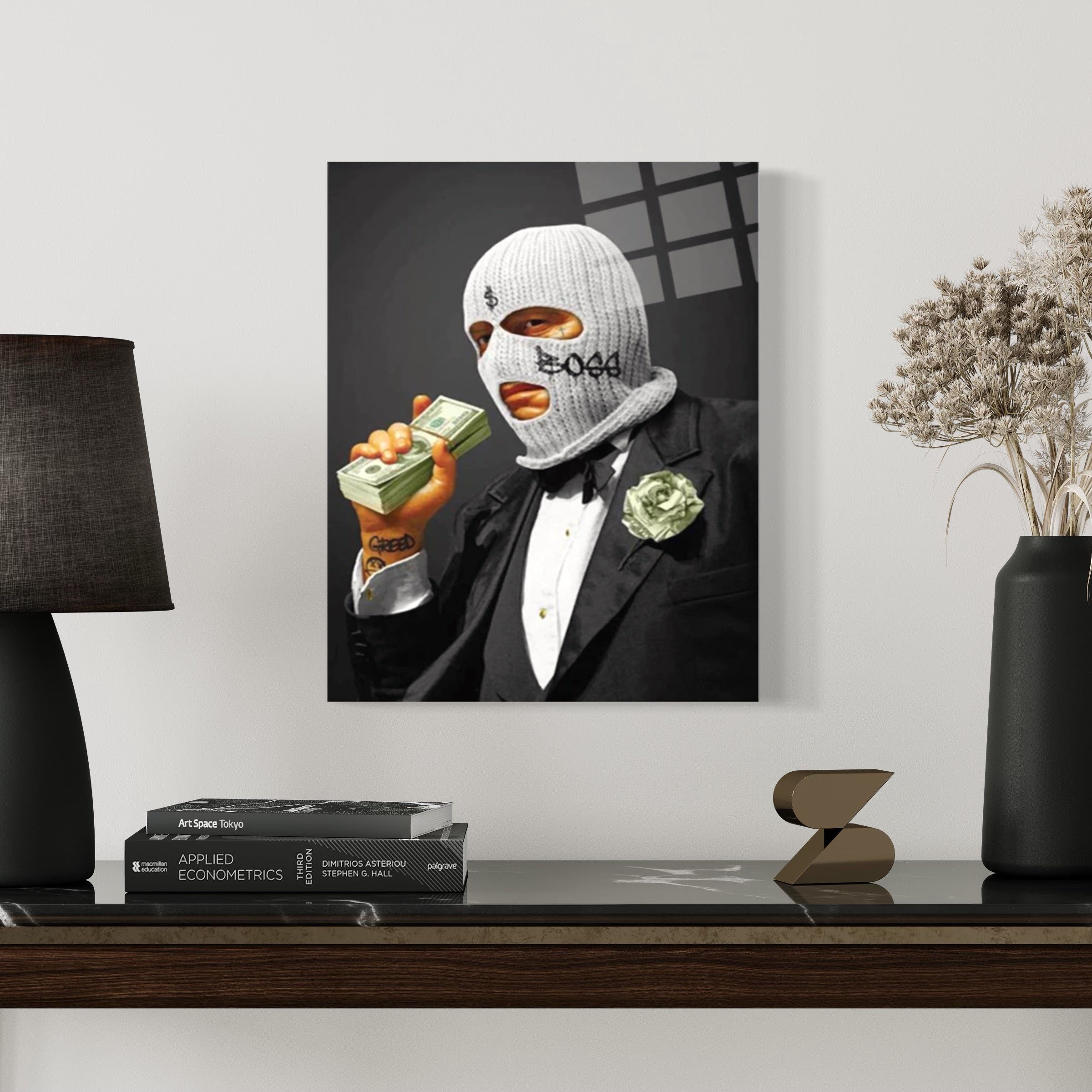 Money Masked Boss Wall Art