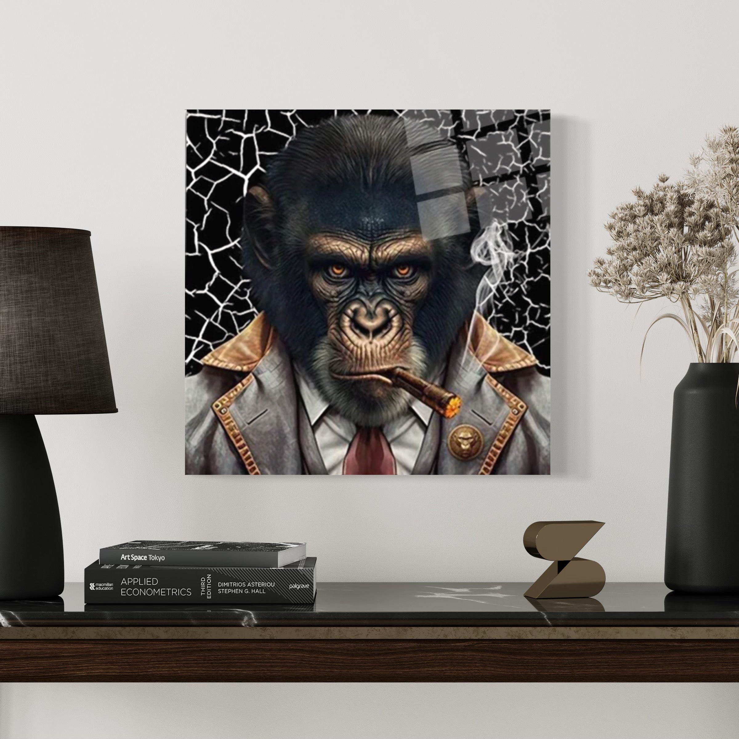 Monkey Smoking Wall Art