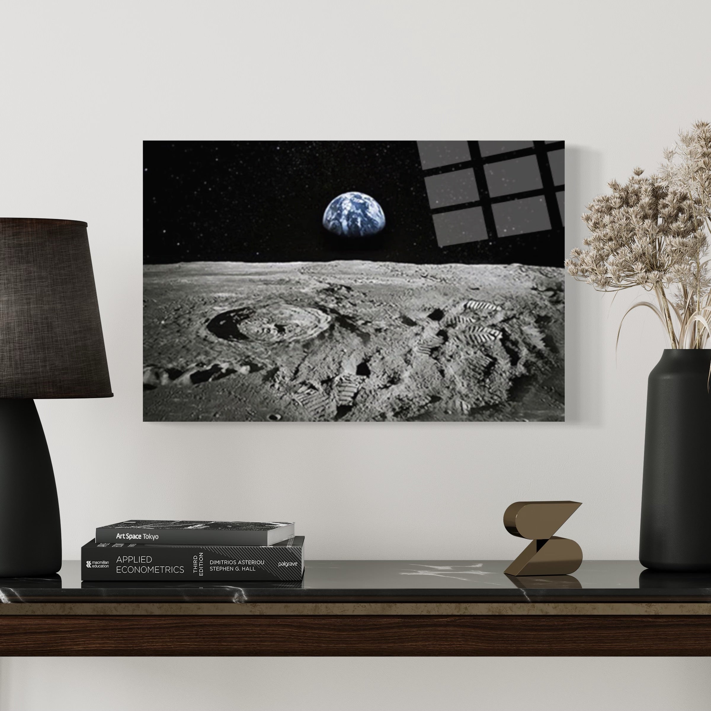 Moon Earth Wall Art