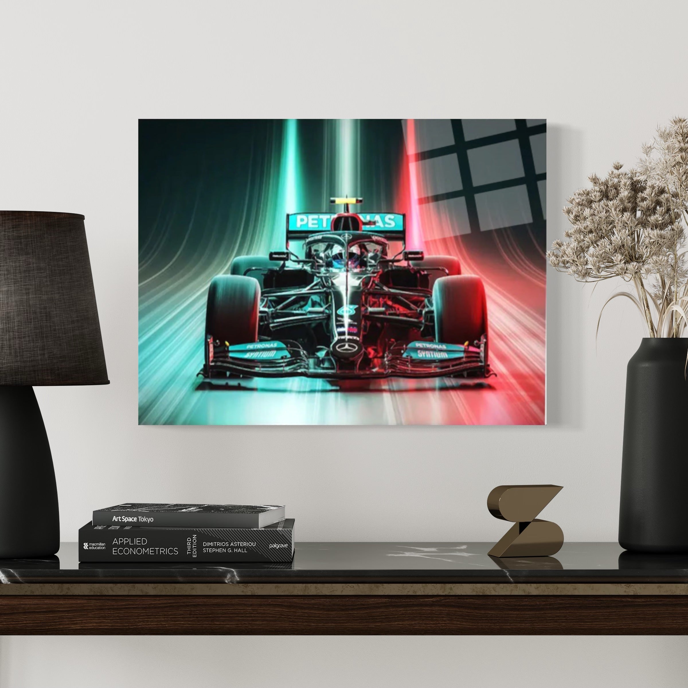 Racing Car Green & Red Wall Art